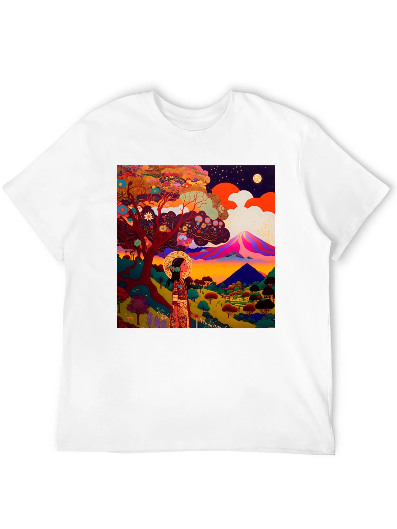 Artistic Landscape Graphic Tee