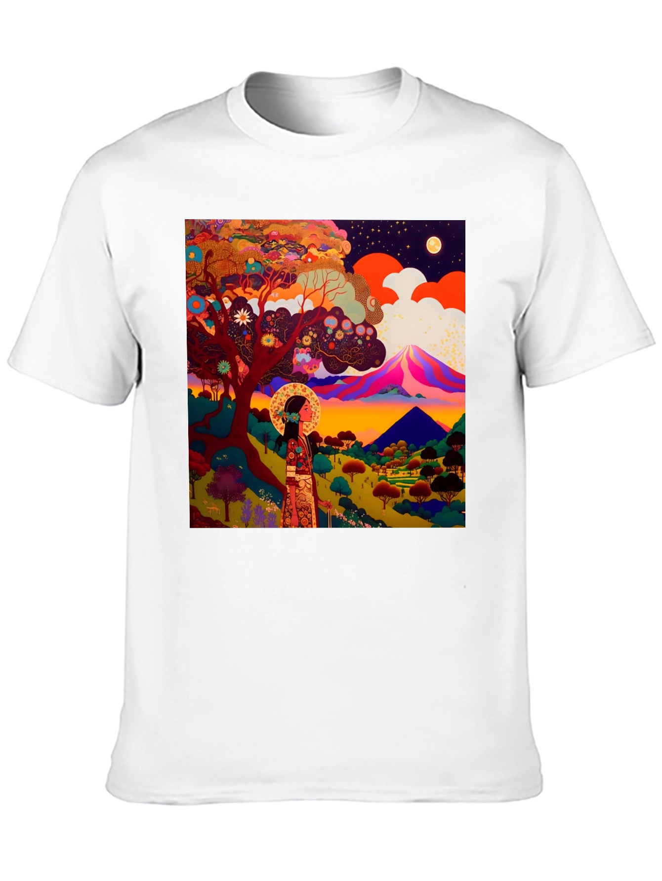 Artistic Landscape Graphic Tee