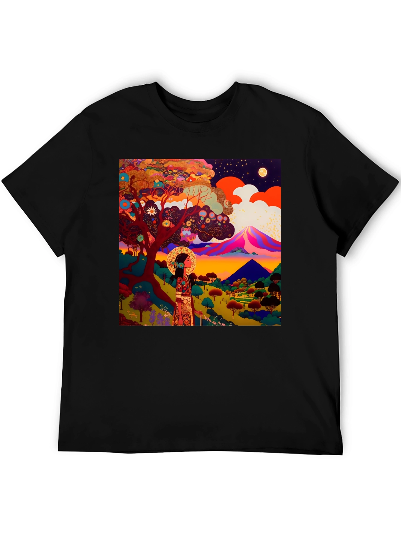 Artistic Landscape Graphic Tee