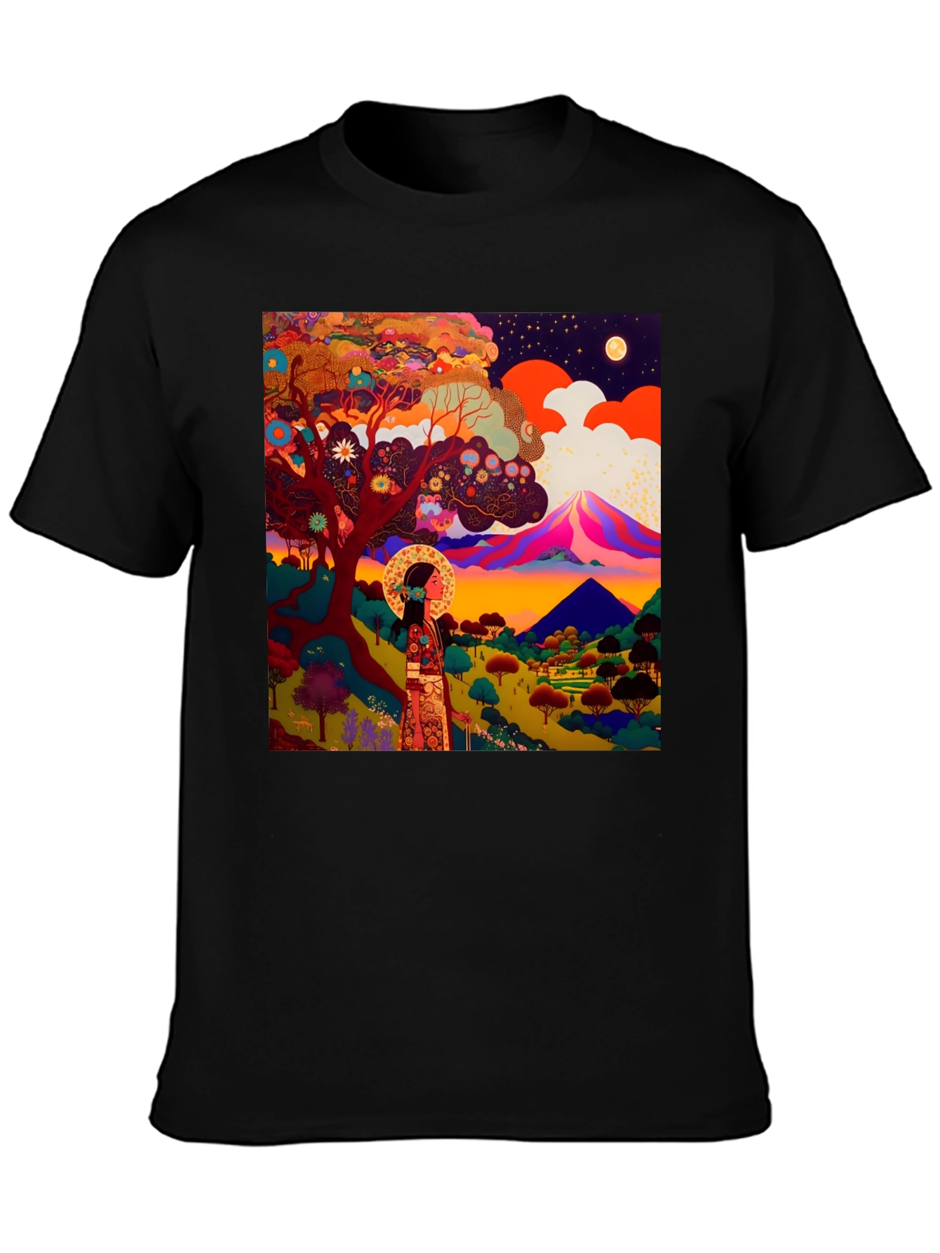 Artistic Landscape Graphic Tee