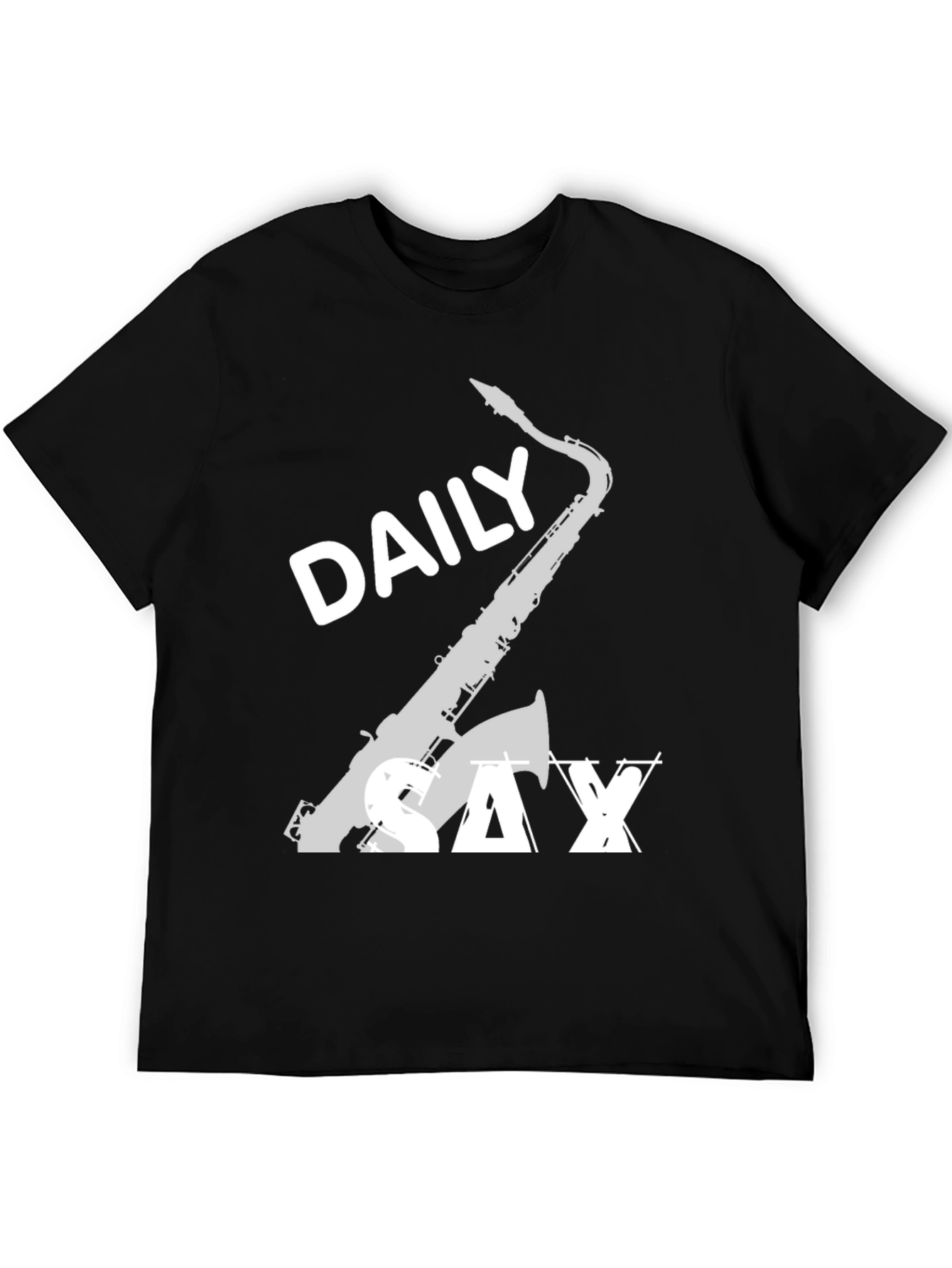 Daily Sax T-Shirt - Cool Music Lover Tee