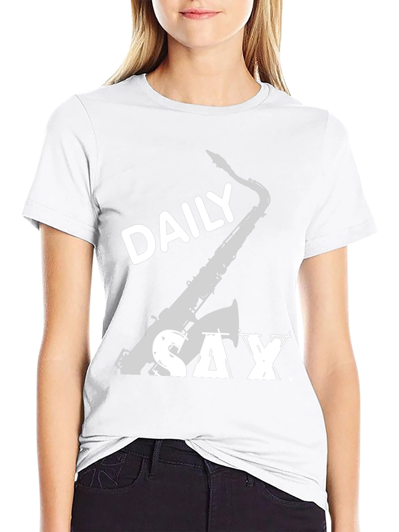 Daily Sax T-Shirt - Cool Music Lover Tee