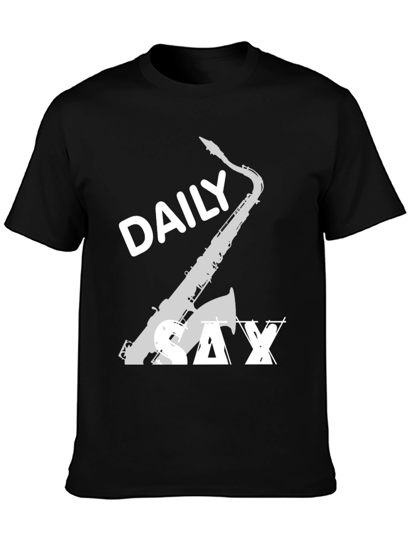 Daily Sax T-Shirt - Cool Music Lover Tee