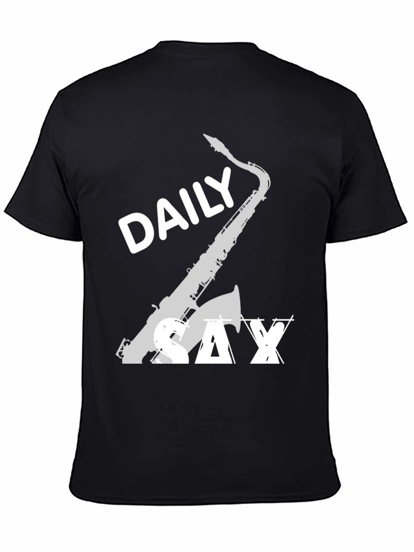 Daily Sax T-Shirt - Cool Music Lover Tee