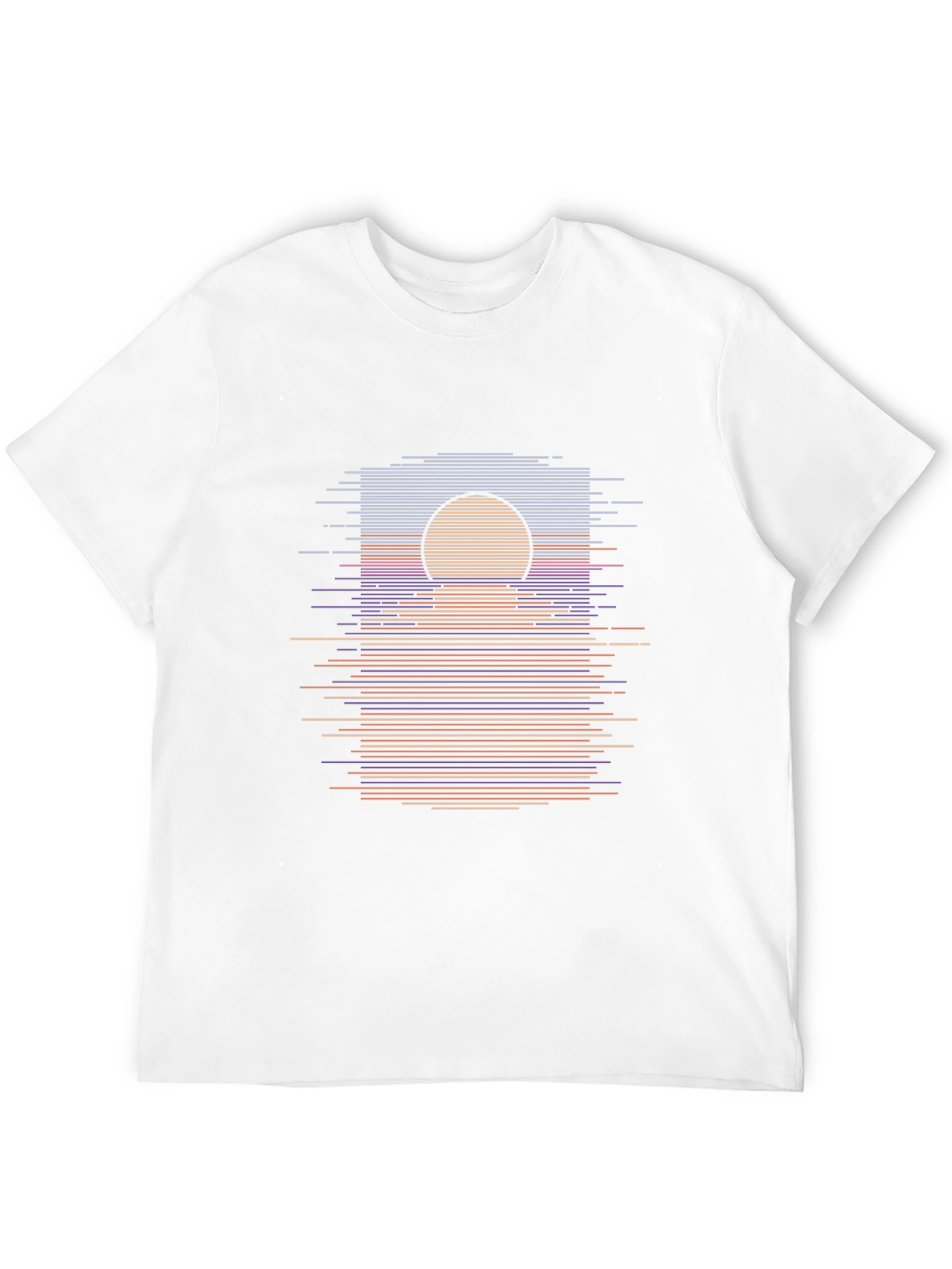 Retro Sunset Graphic Tee - Modern Horizon T-Shirt