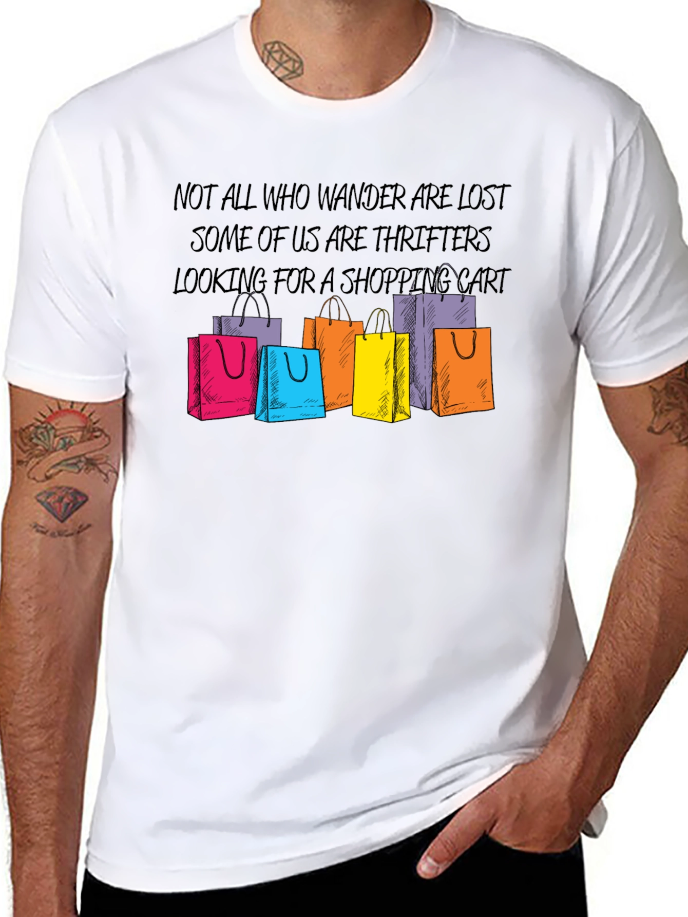 Thrifter Shopping Cart Graphic Tee