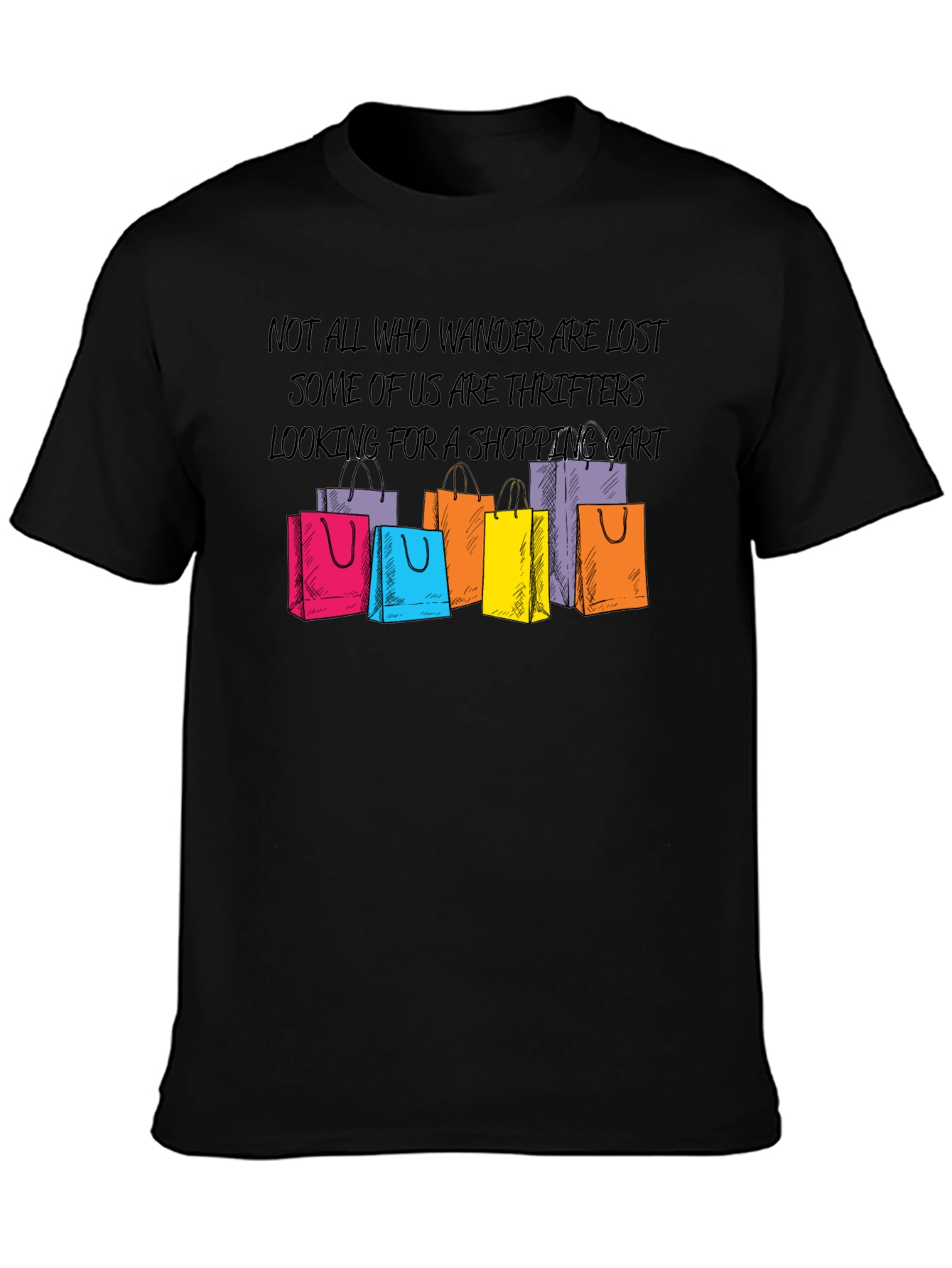 Thrifter Shopping Cart Graphic Tee