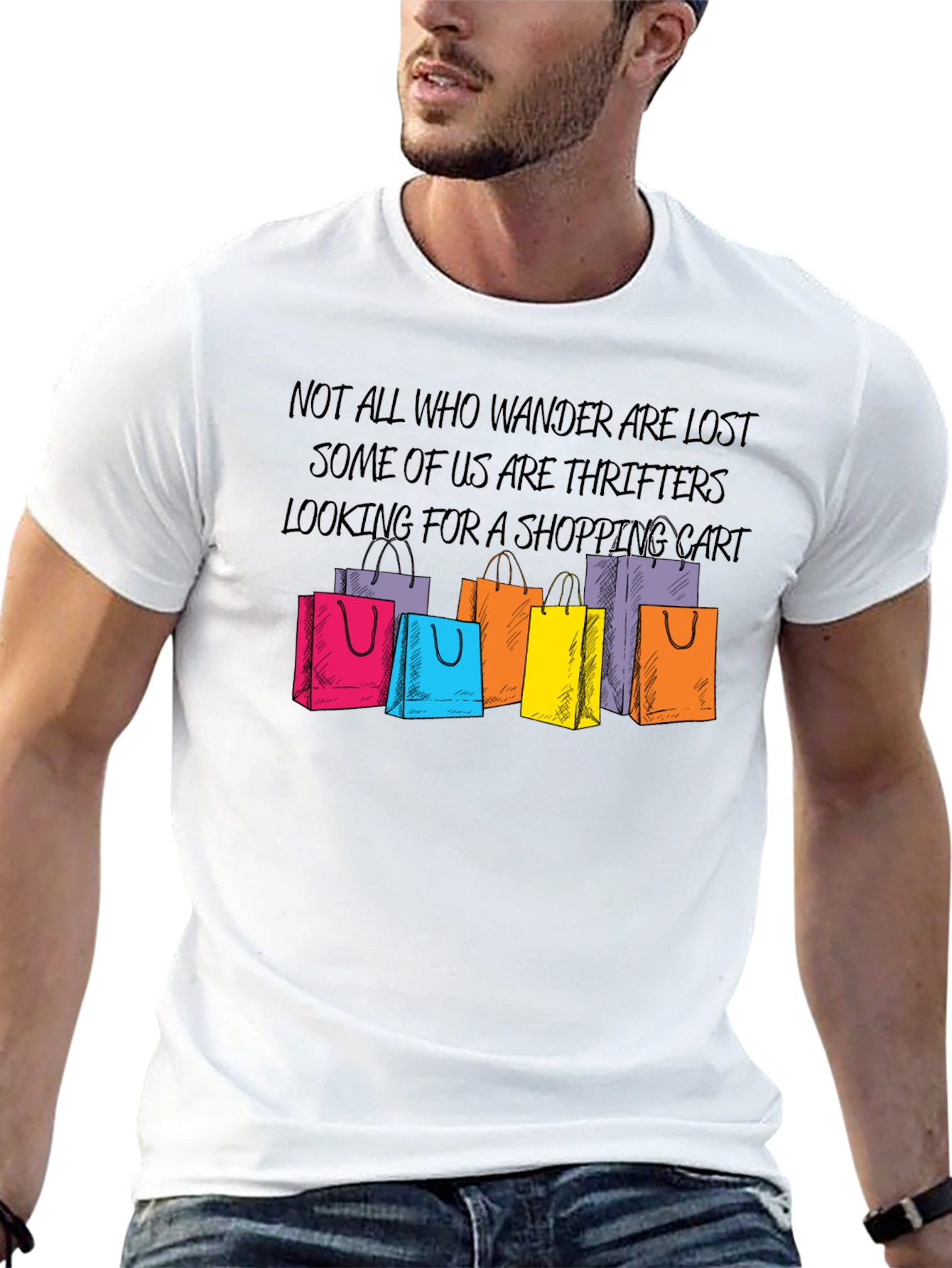 Thrifter Shopping Cart Graphic Tee