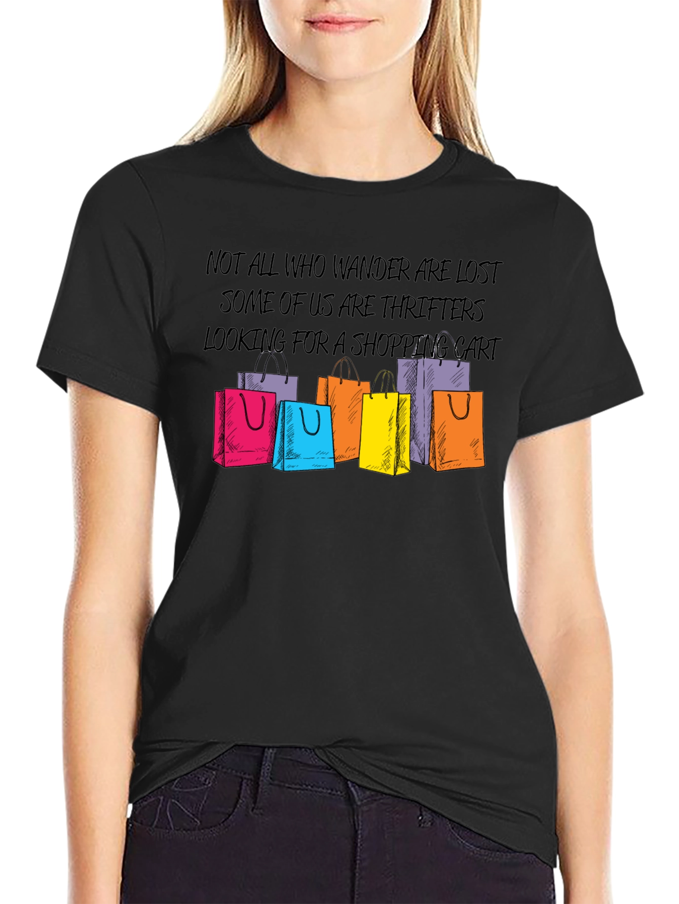 Thrifter Shopping Cart Graphic Tee