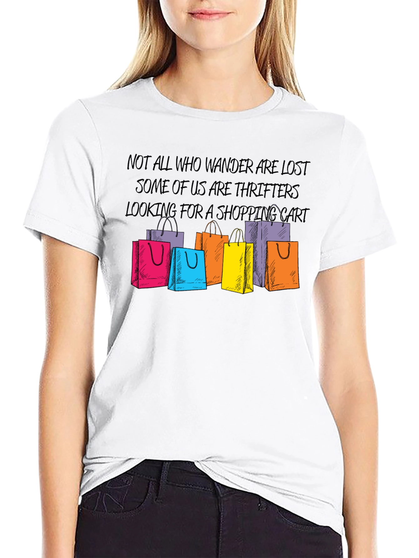 Thrifter Shopping Cart Graphic Tee