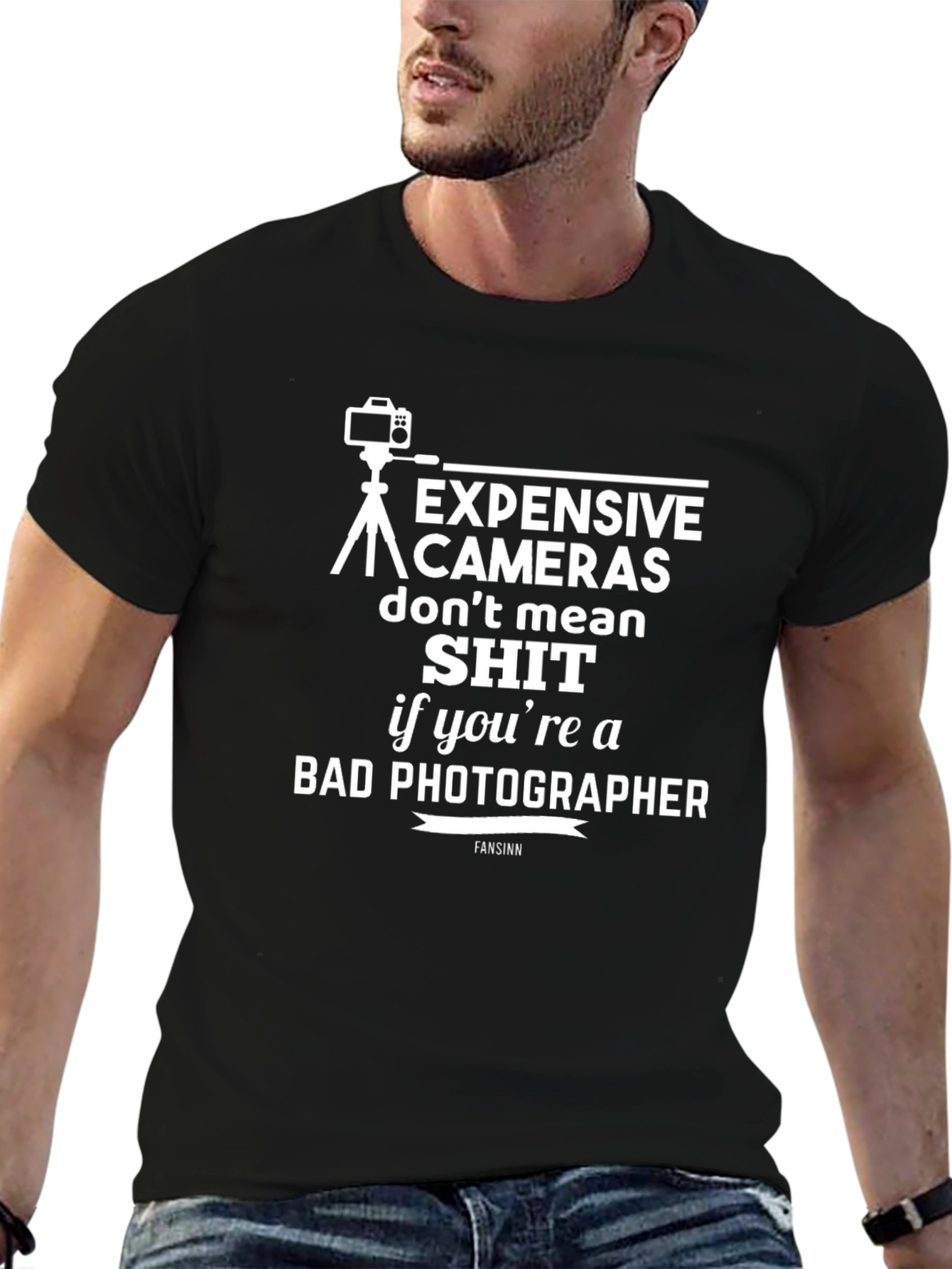 Photographer T-Shirt: Expensive Cameras Dont Mean Sh*t Funny Tee