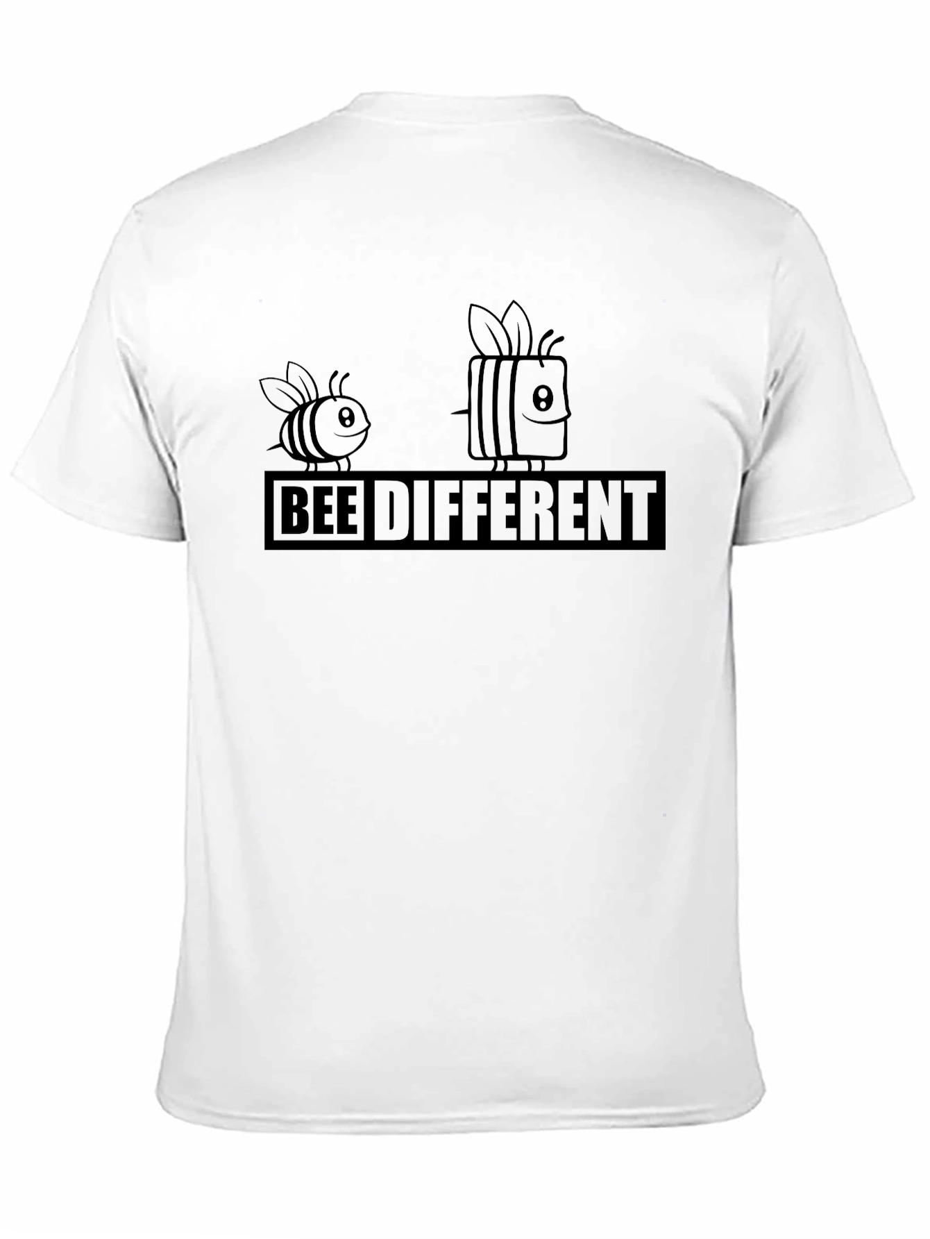 Bee Different Graphic Tee - Black