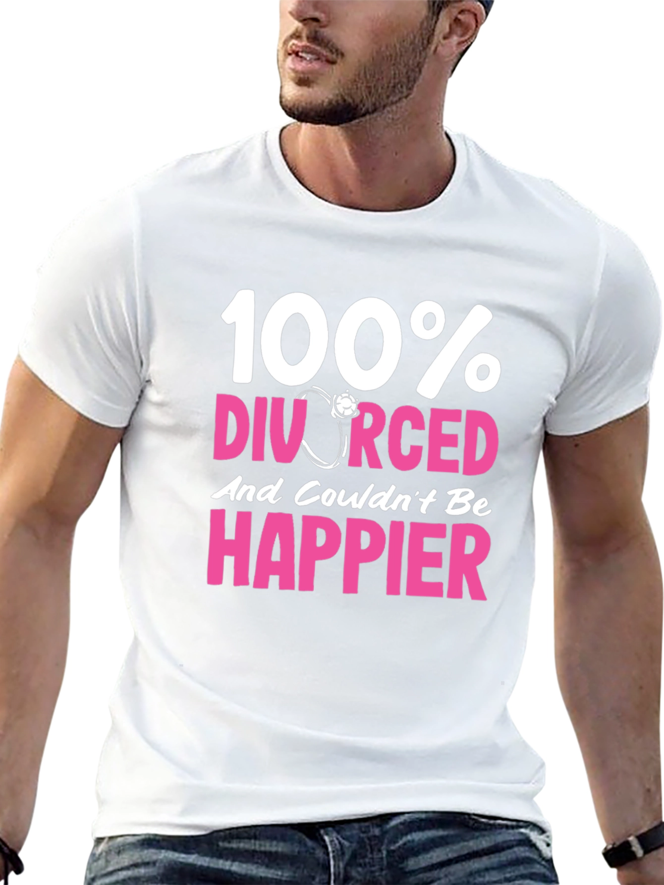100% Divorced & Happier T-Shirt