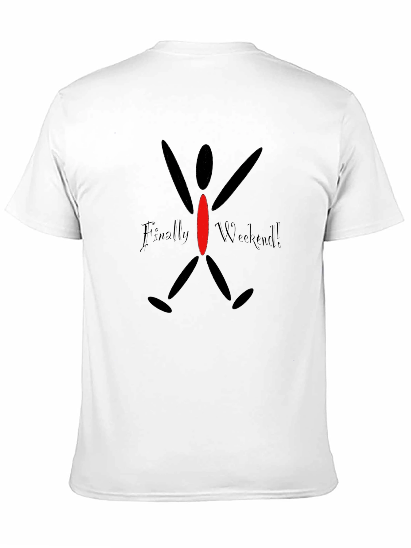 Finally Weekend Black Graphic Tee
