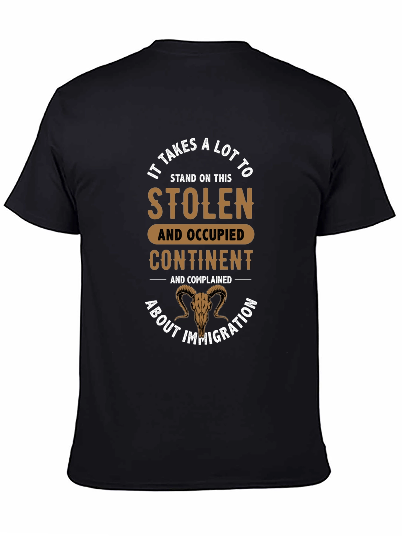Stolen Continent Graphic Tee - Black Cotton T-Shirt