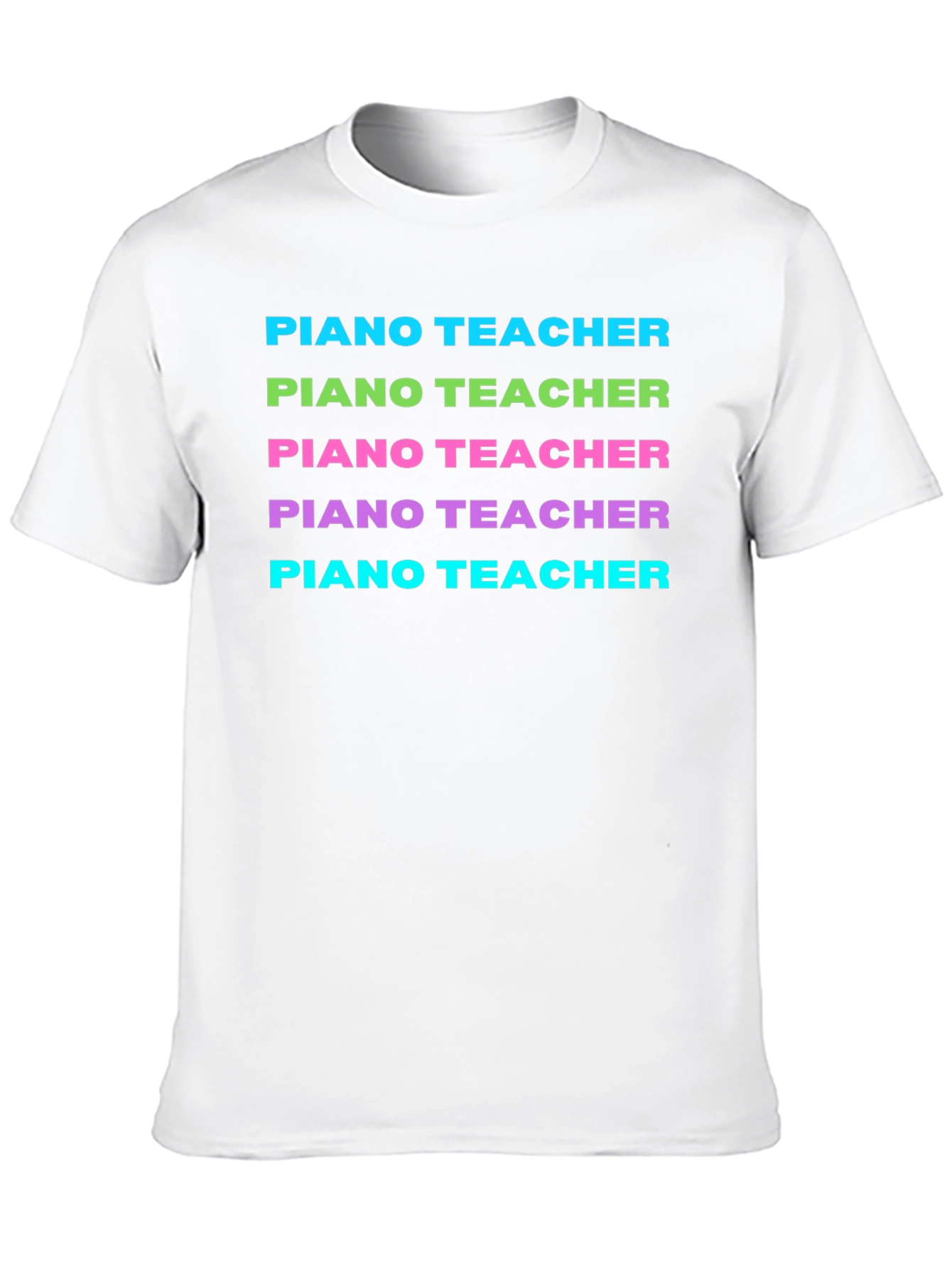 Piano Teacher Graphic Tee - Musical Instructor Shirt