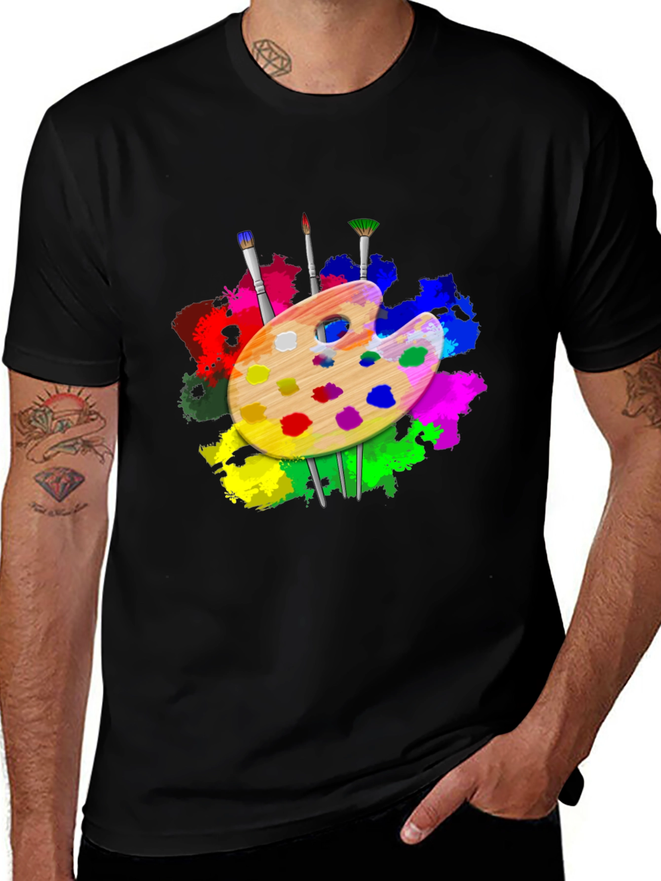 Artist Palette T-Shirt: Creative Design