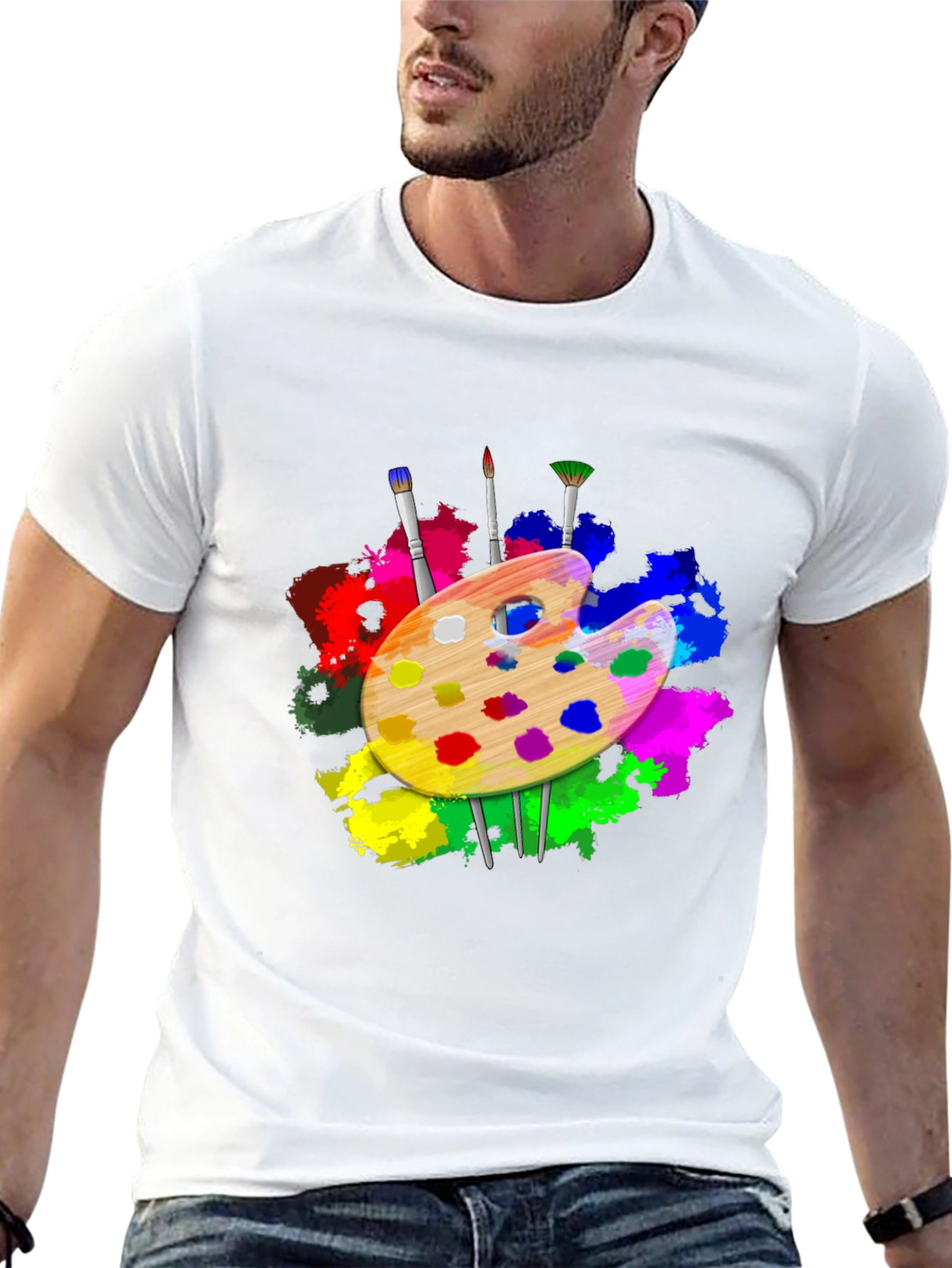 Artist Palette T-Shirt: Creative Design