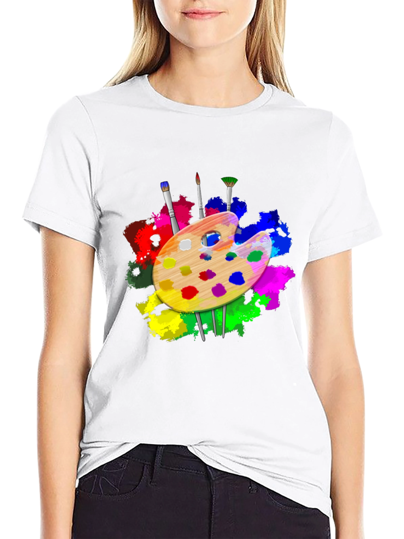 Artist Palette T-Shirt: Creative Design