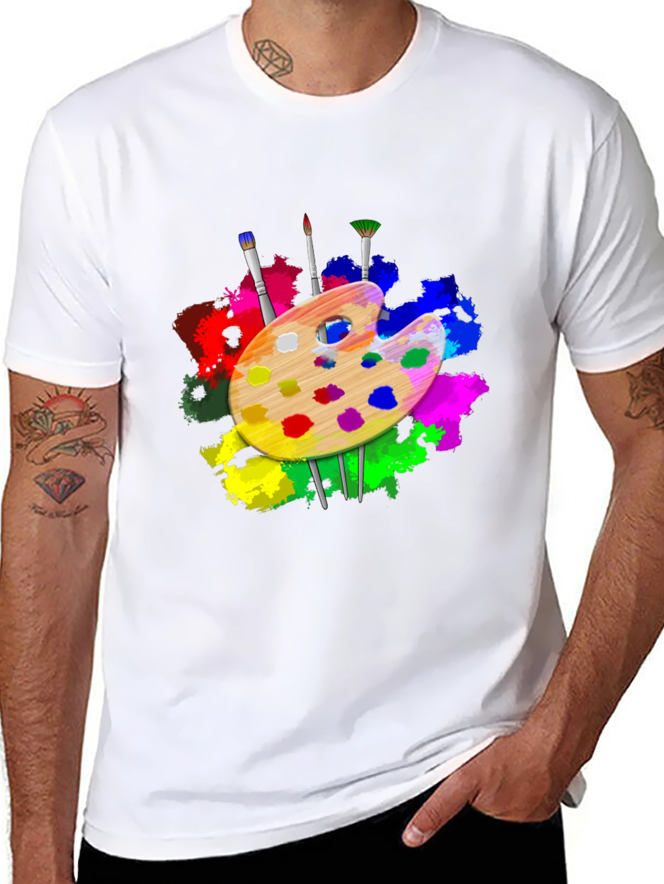 Artist Palette T-Shirt: Creative Design