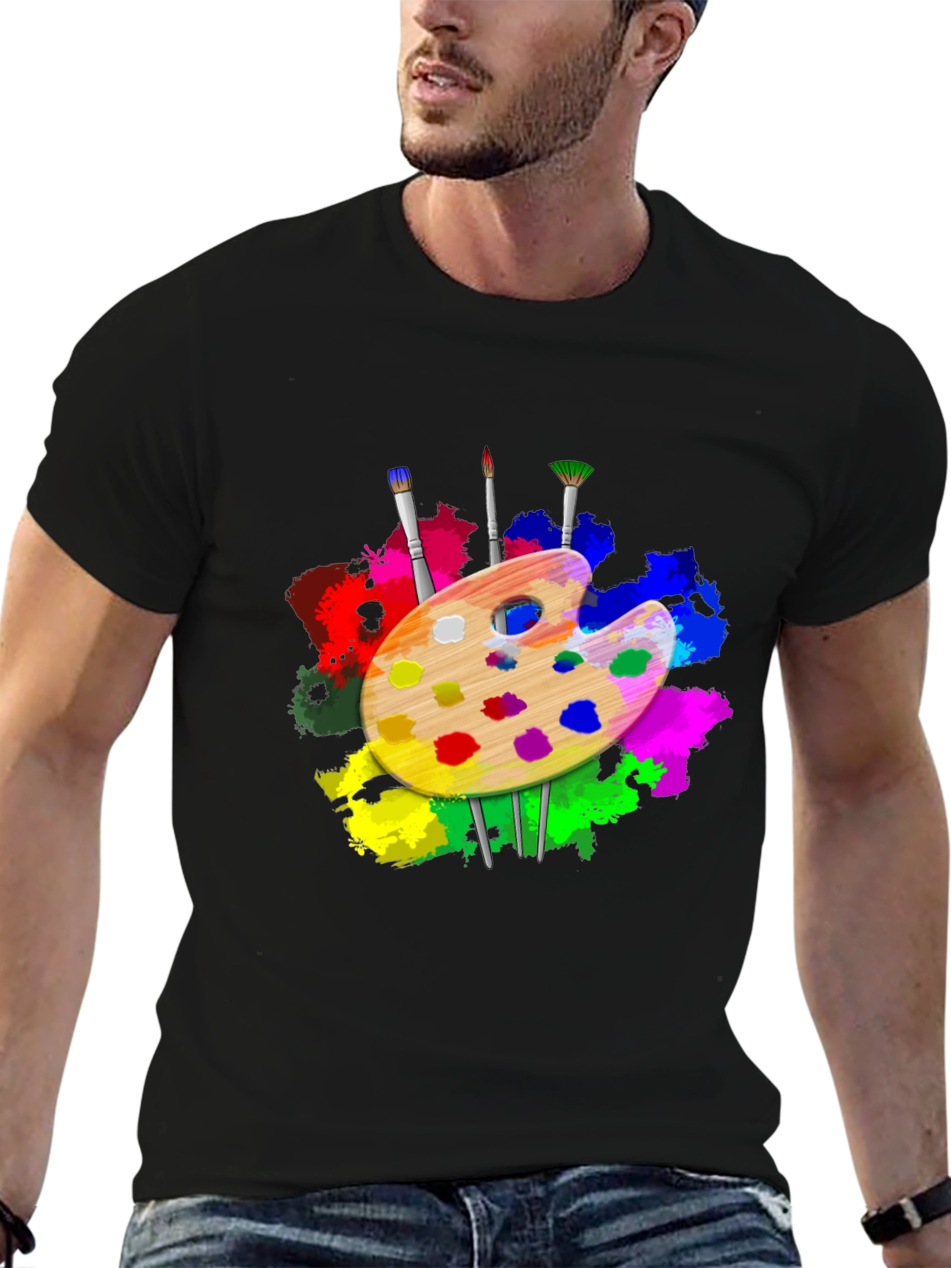 Artist Palette T-Shirt: Creative Design