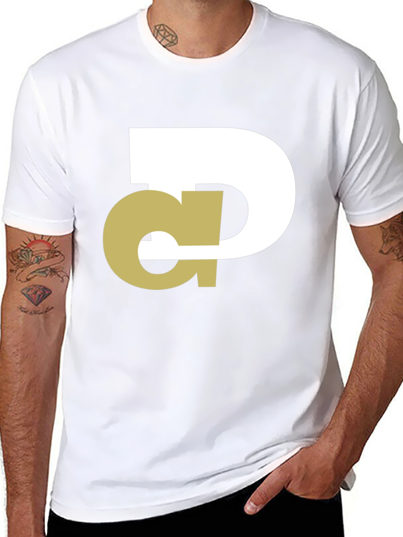 Abstract DP Graphic T-Shirt - Stylish Cotton Tee