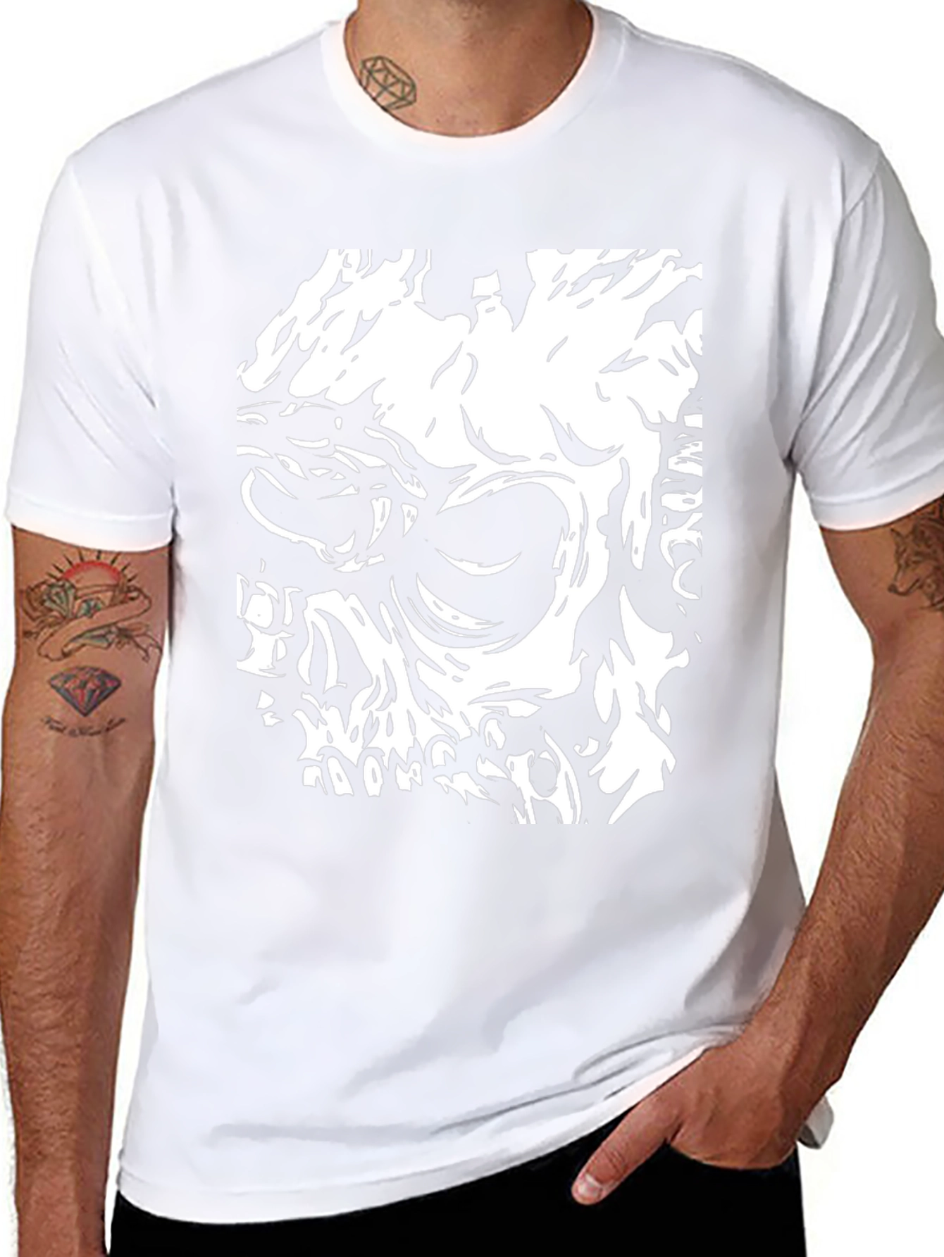Skull Graphic Black T-Shirt for Men