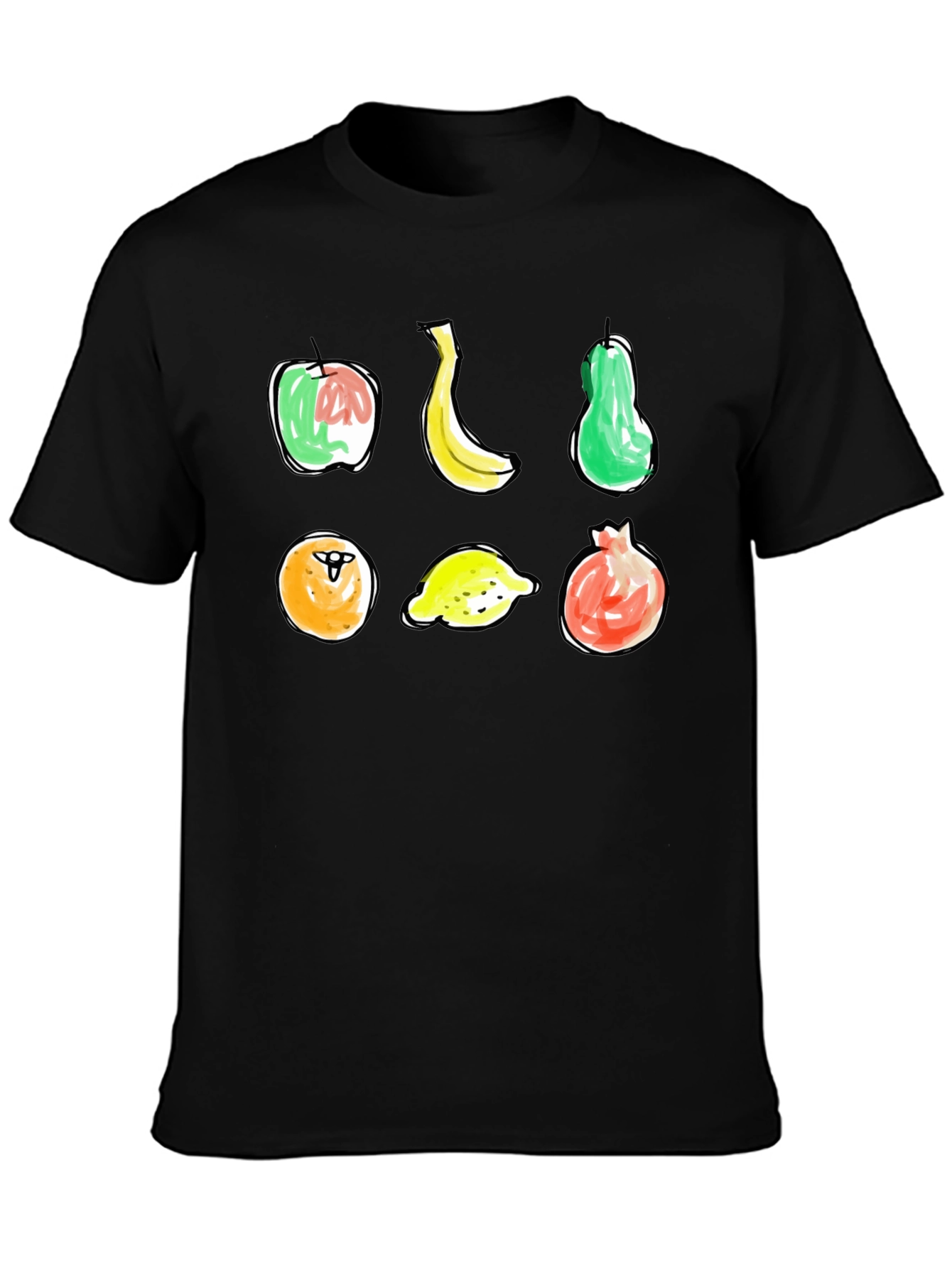 Fun Fruit Sketch T-Shirt