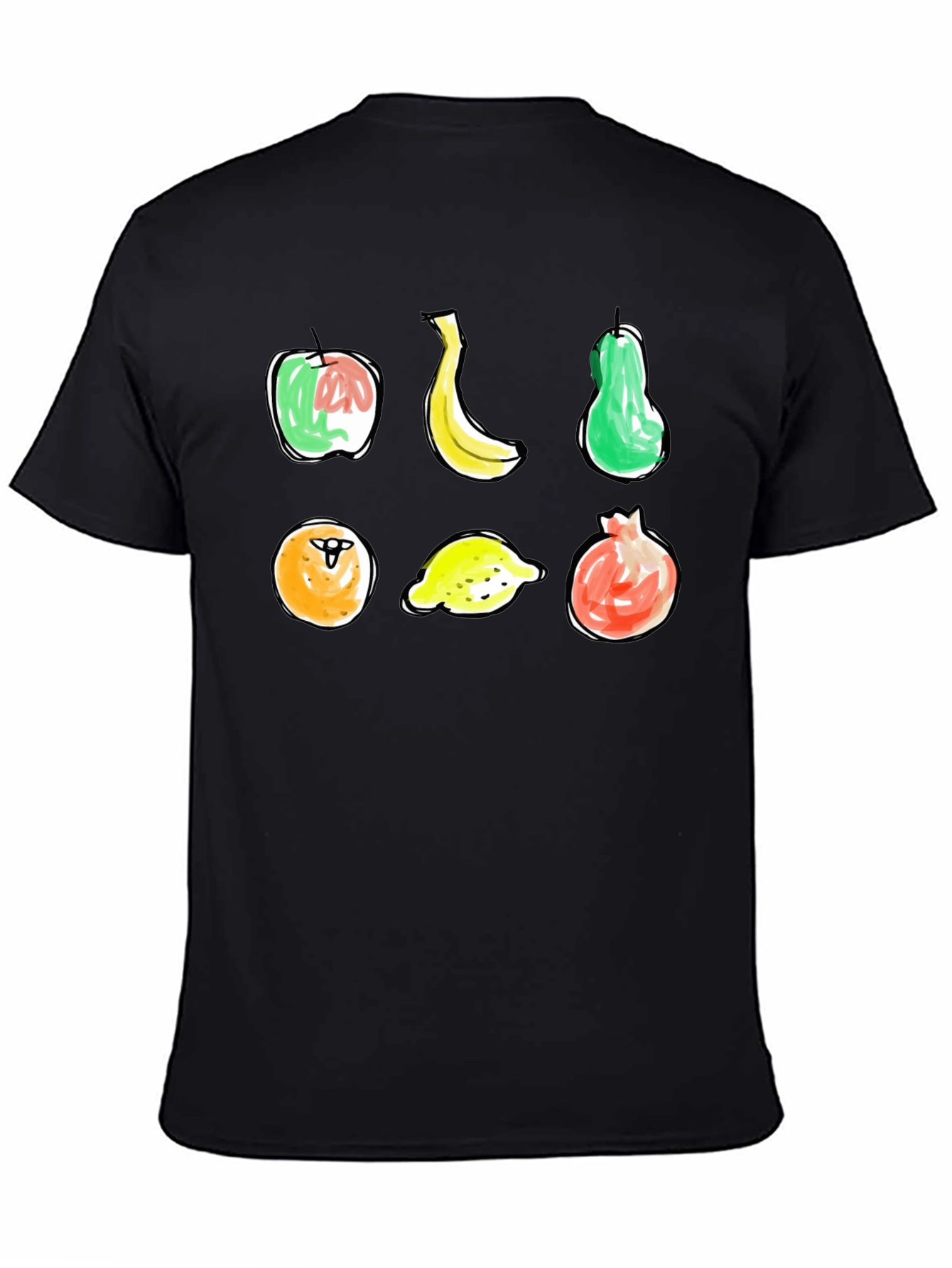 Fun Fruit Sketch T-Shirt