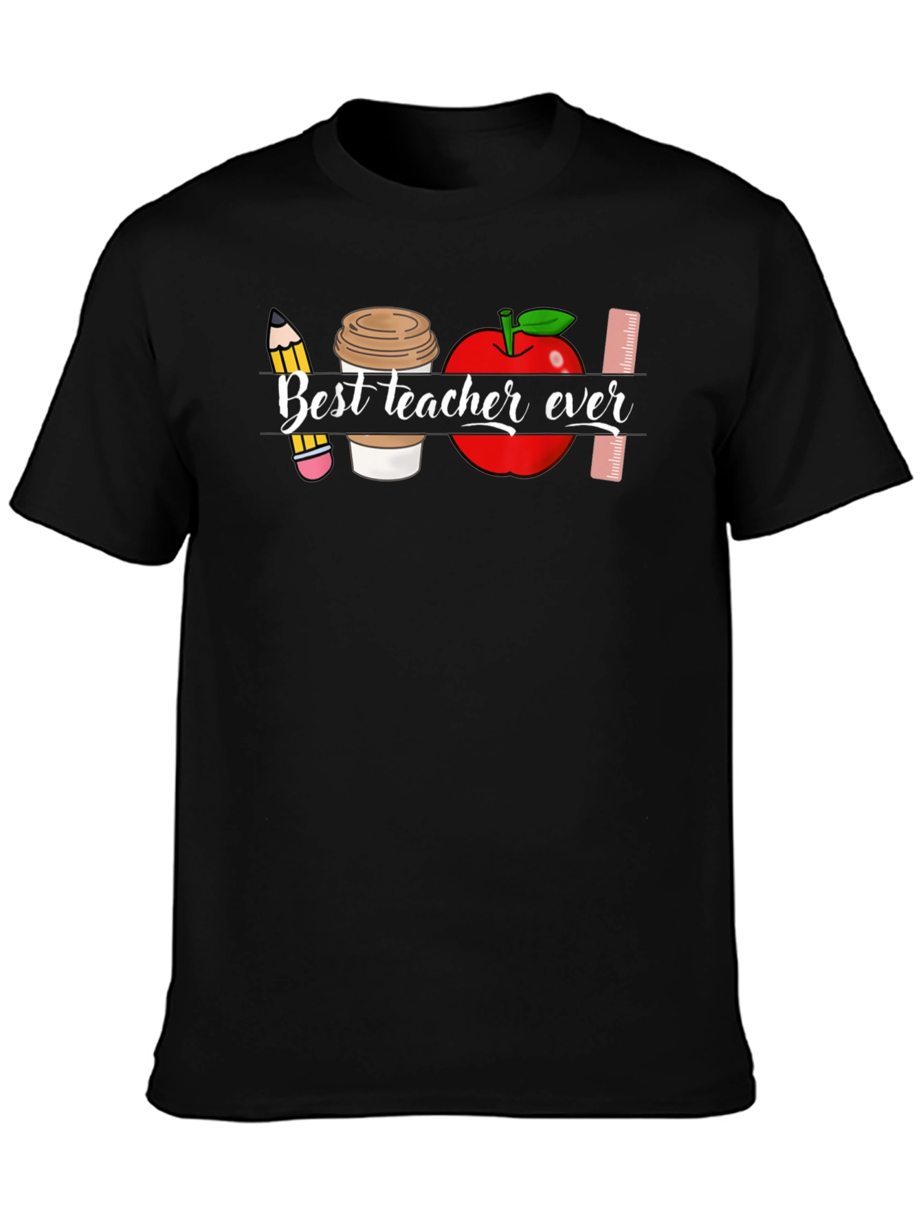 Best Teacher Ever Graphic T-Shirt