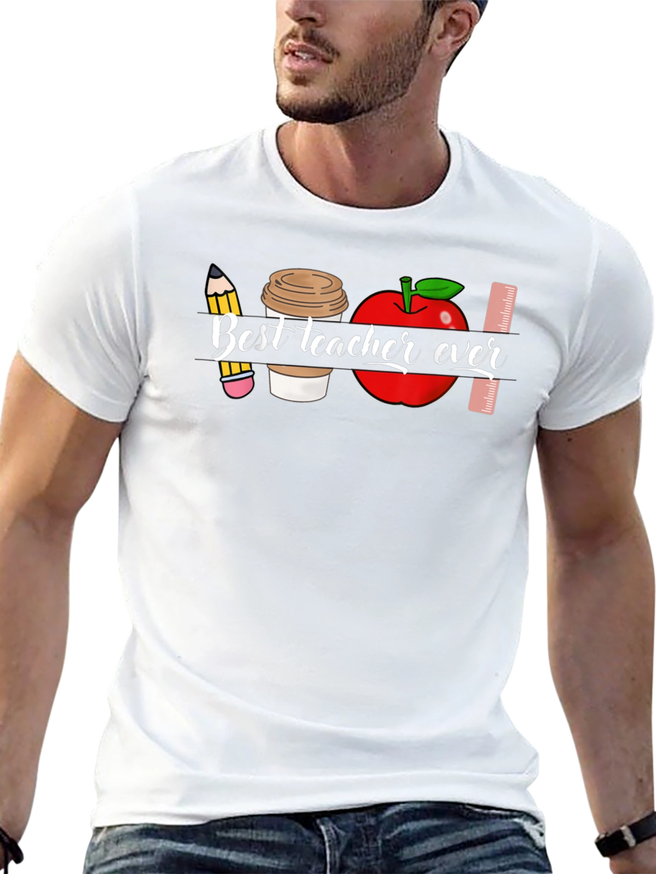 Best Teacher Ever Graphic T-Shirt