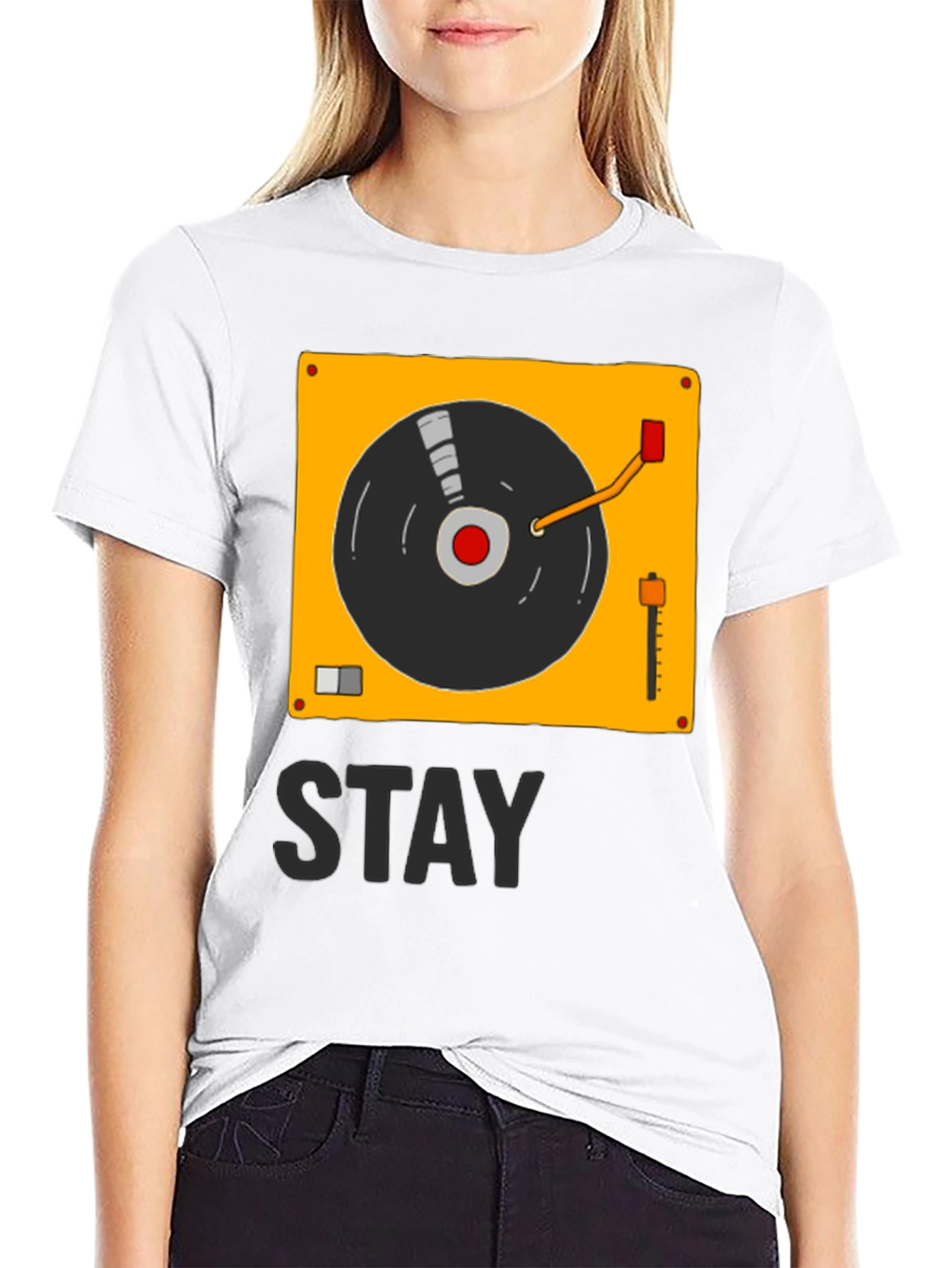 Stay Groovy Turntable Graphic Tee