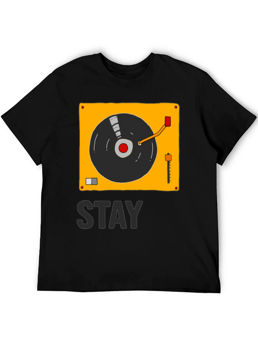 Stay Groovy Turntable Graphic Tee
