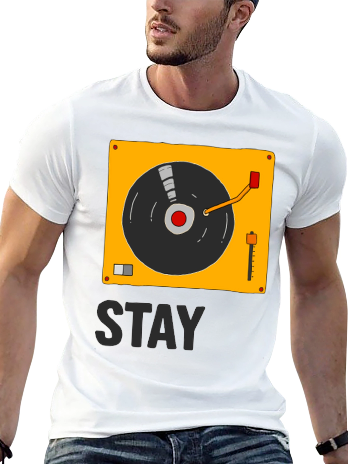 Stay Groovy Turntable Graphic Tee