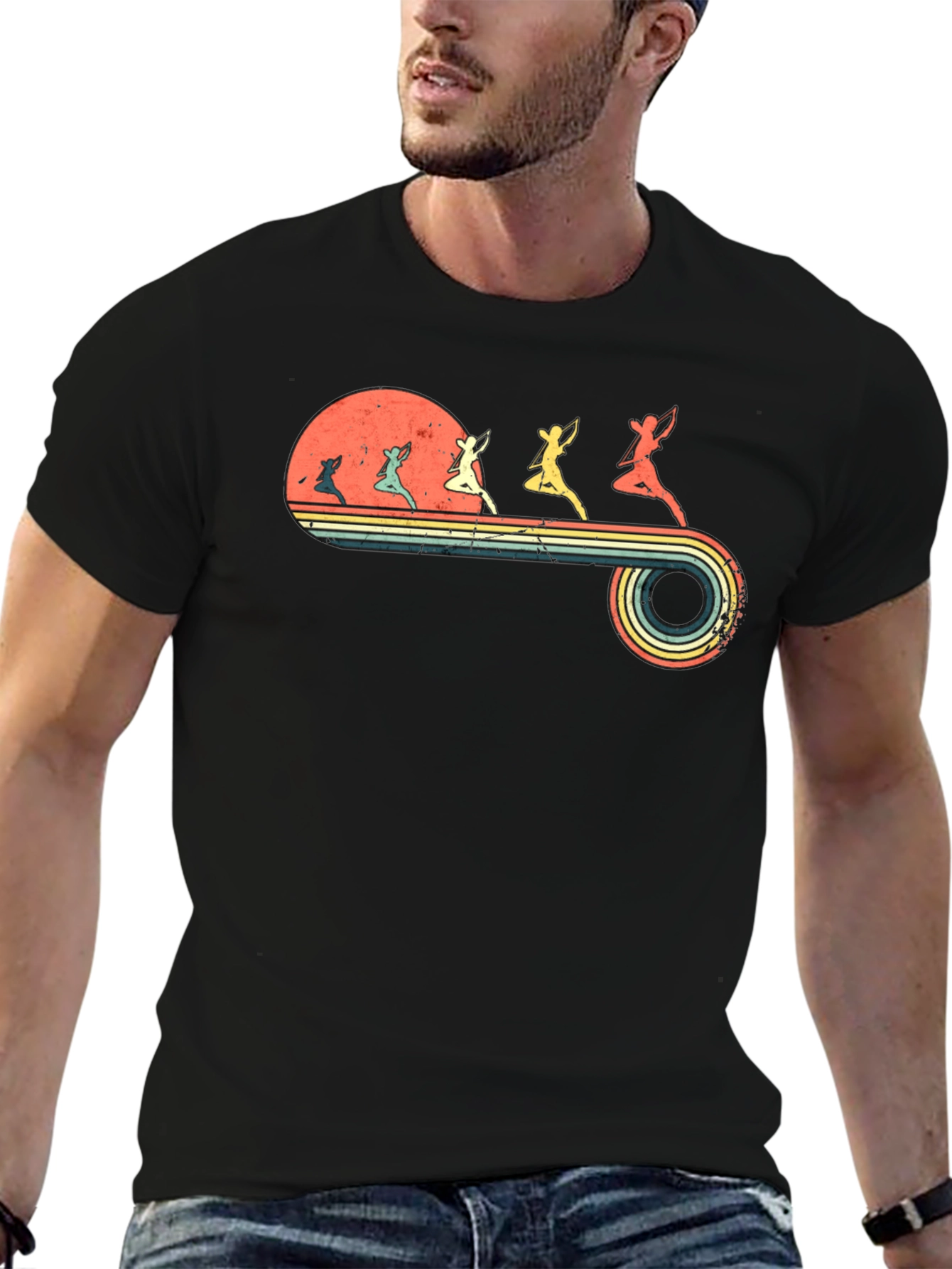 Retro Archer Silhouette T-Shirt