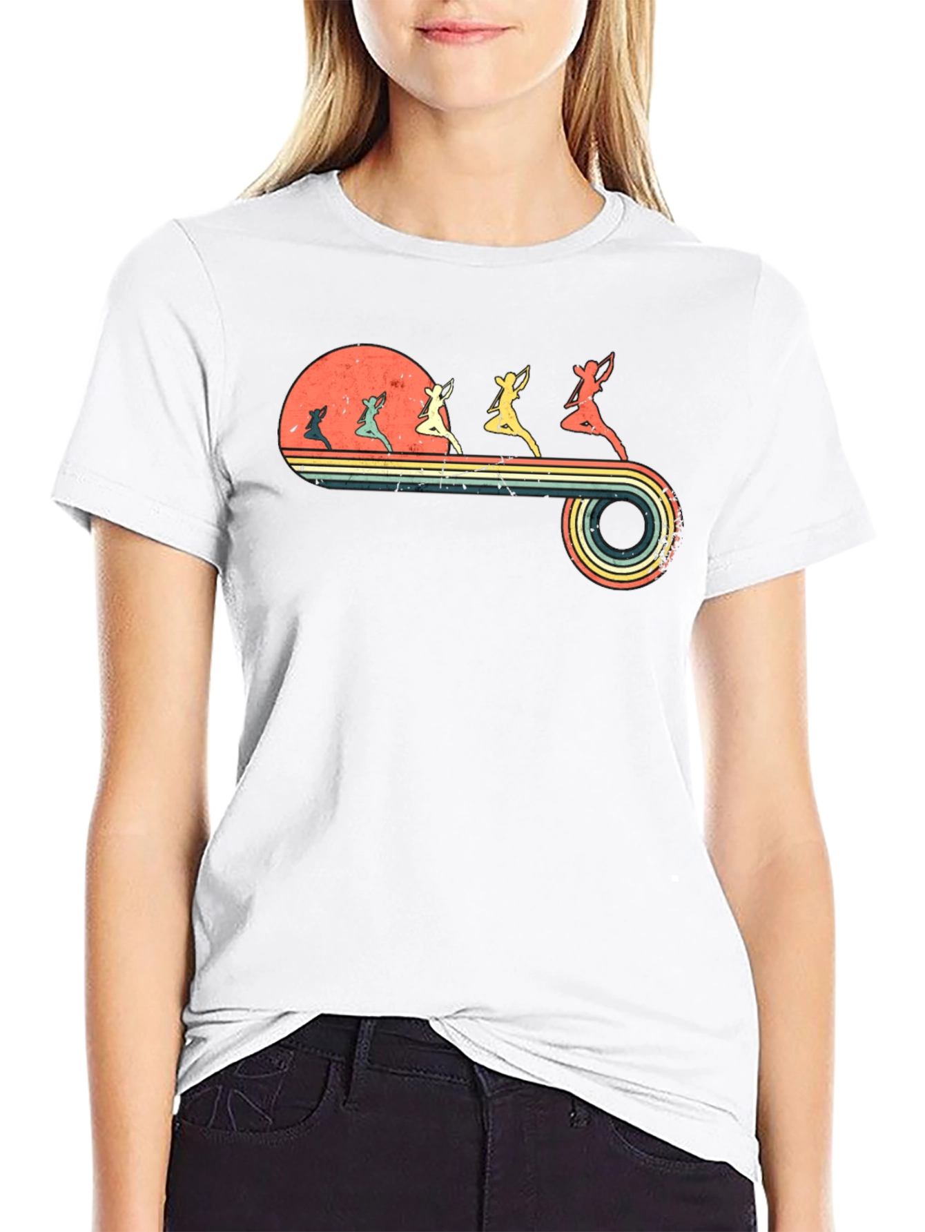 Retro Archer Silhouette T-Shirt