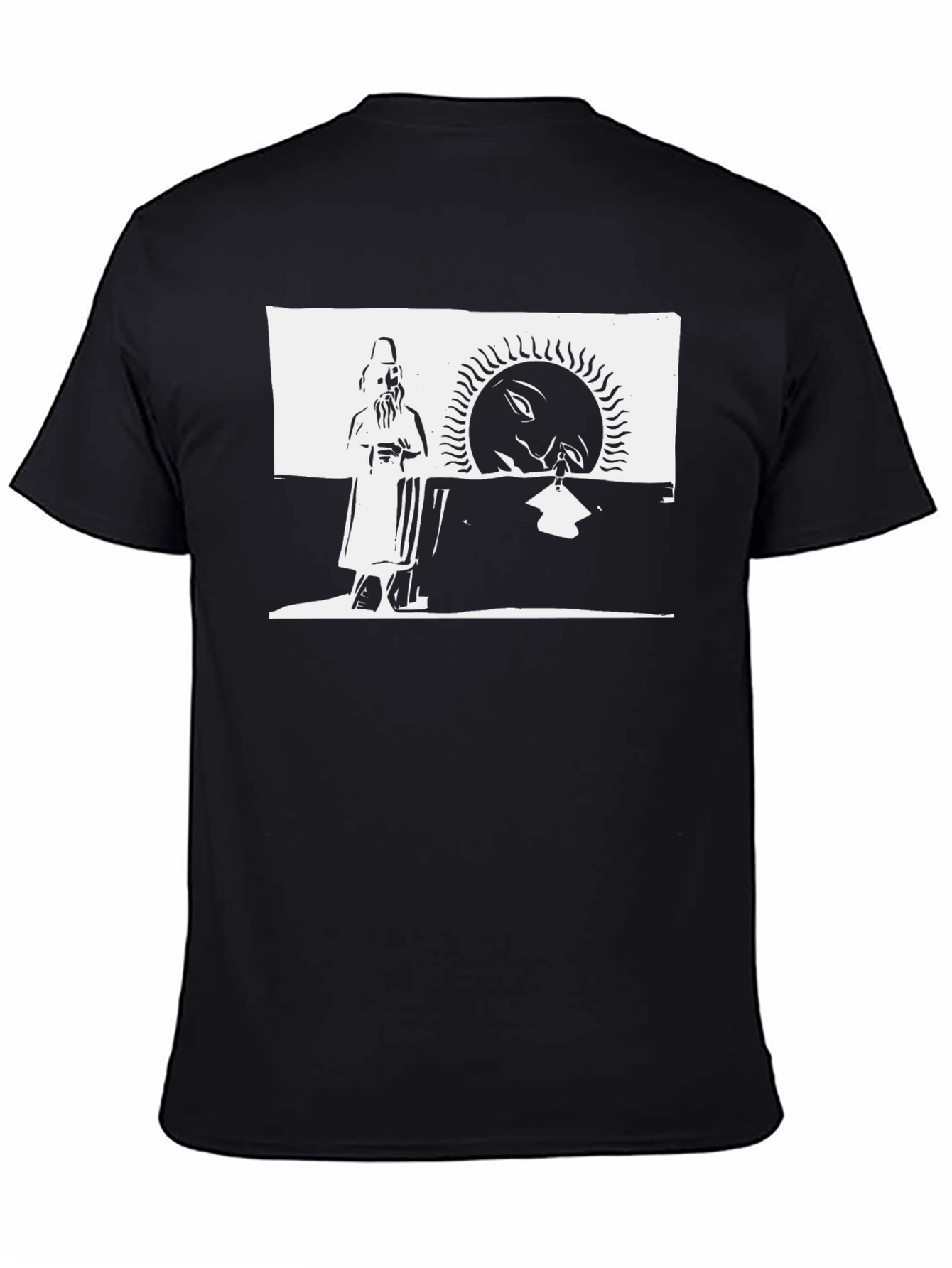Ancient Sun Deity Black T-Shirt