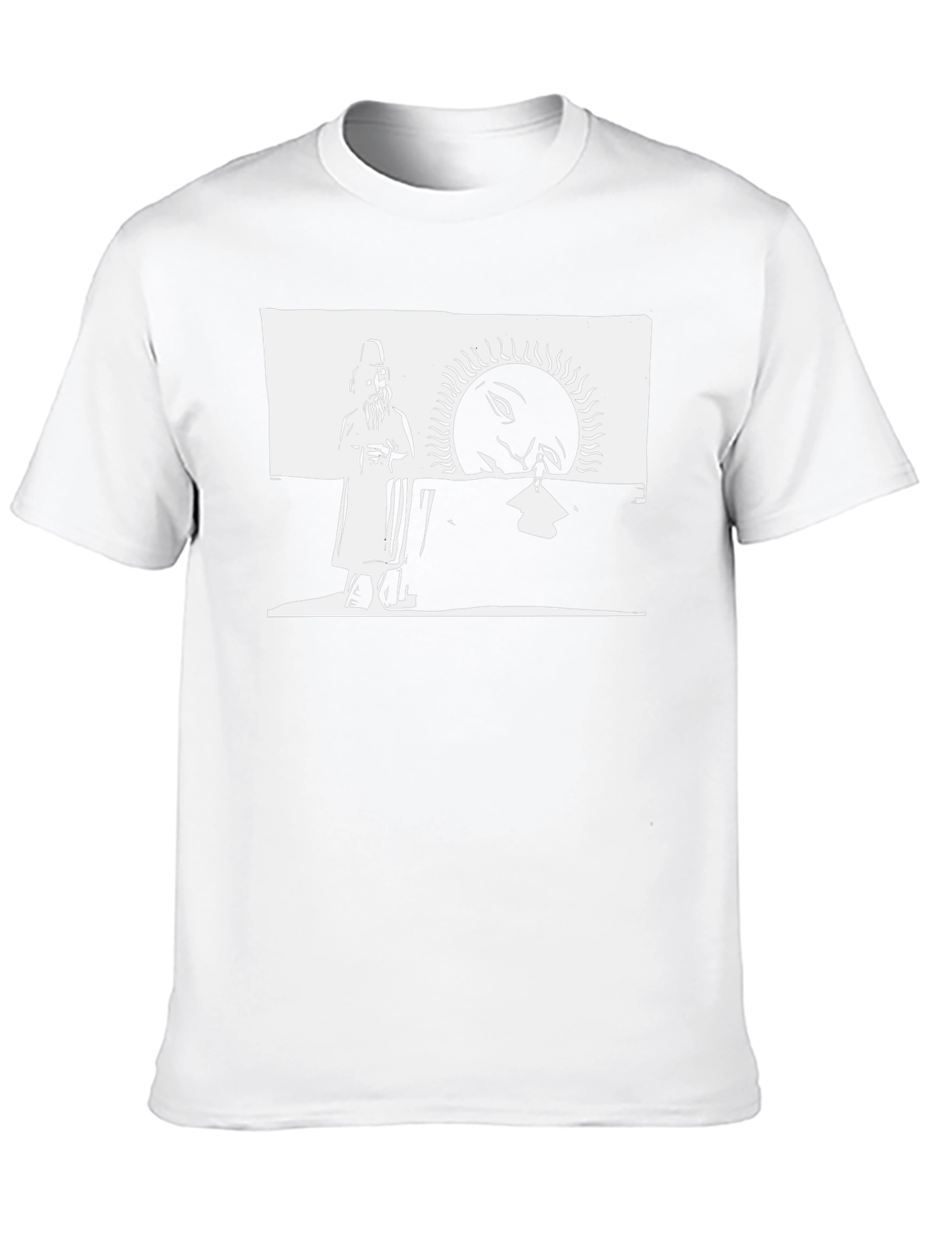 Ancient Sun Deity Black T-Shirt