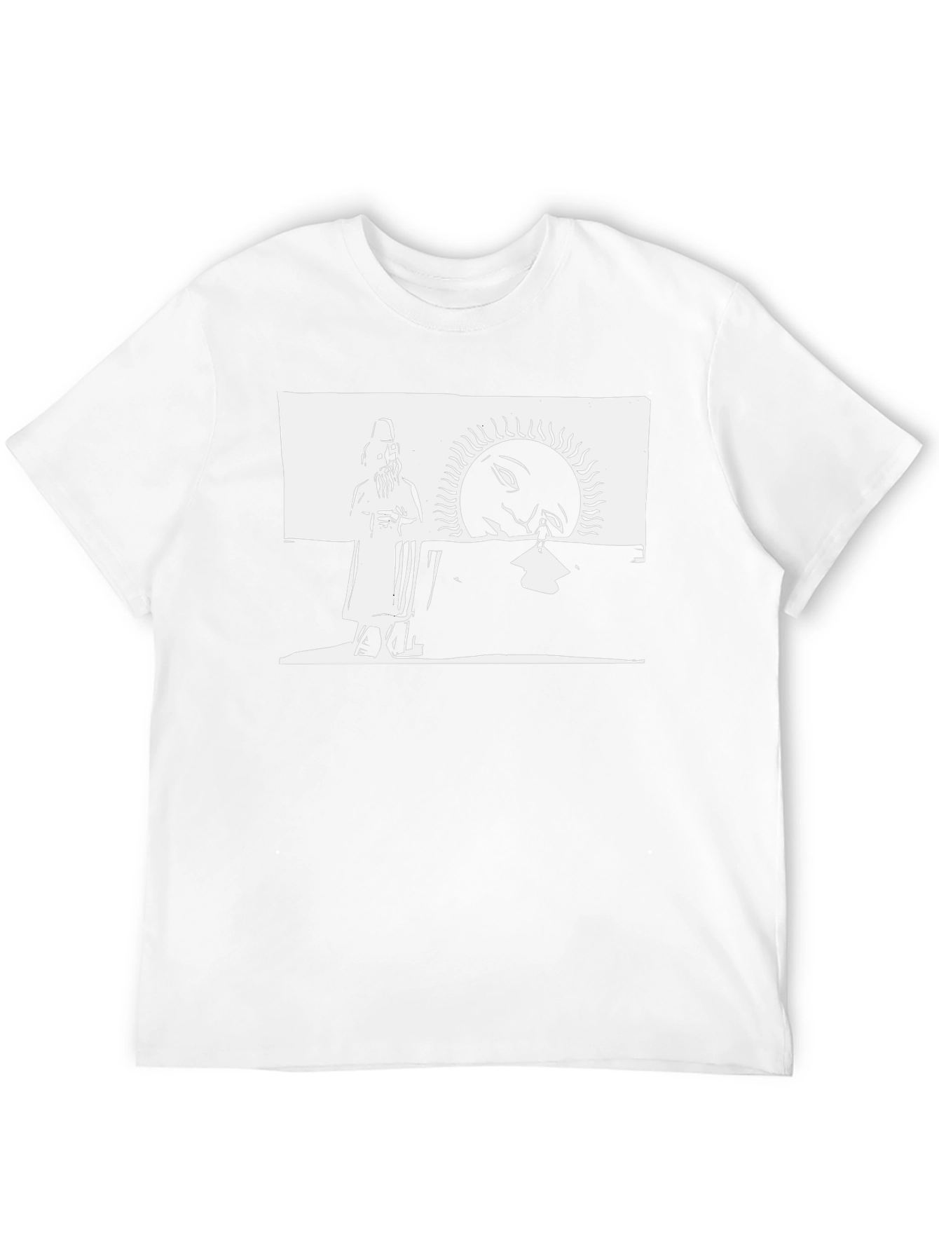 Ancient Sun Deity Black T-Shirt