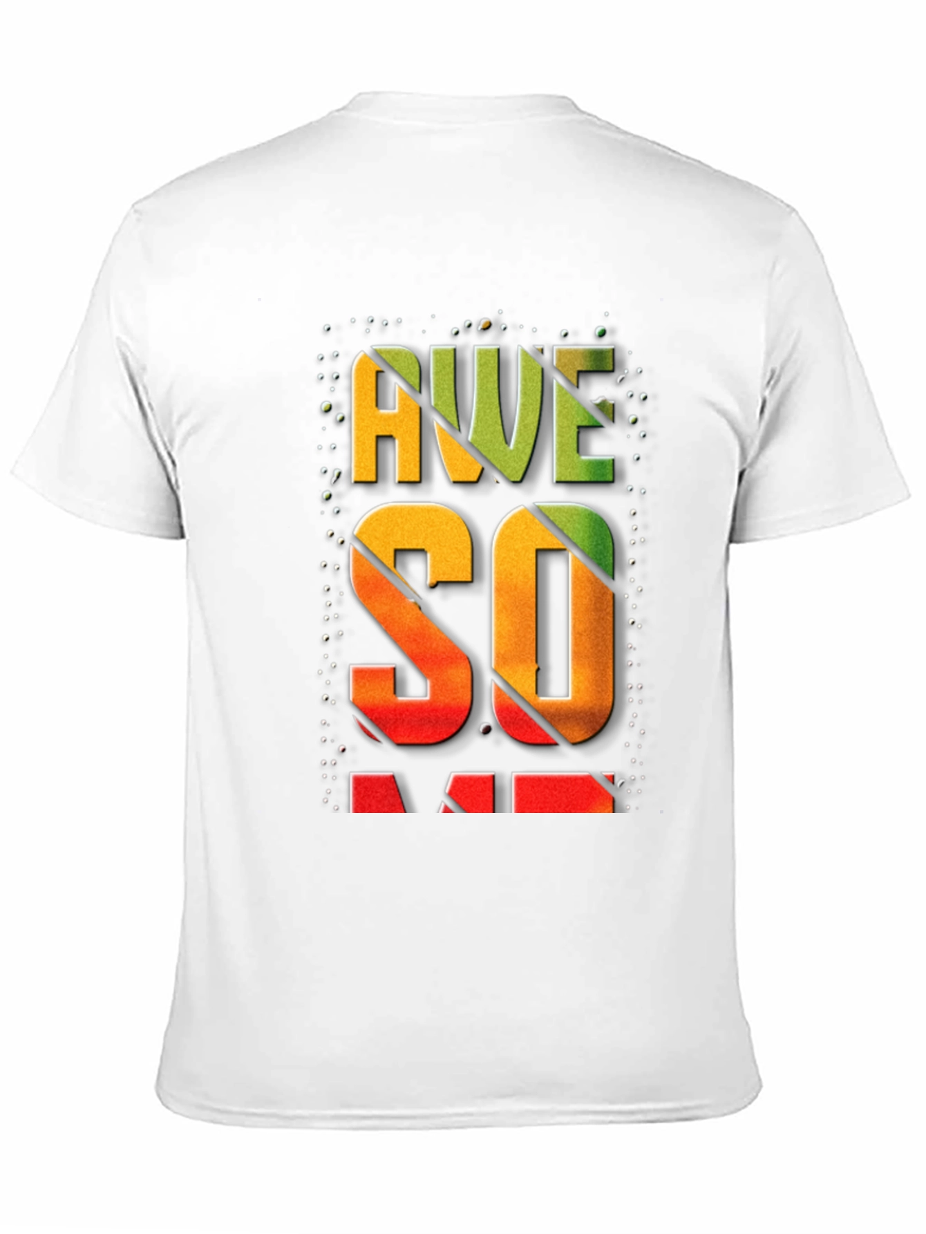 Awesome Graphic Print Mens Black T-Shirt