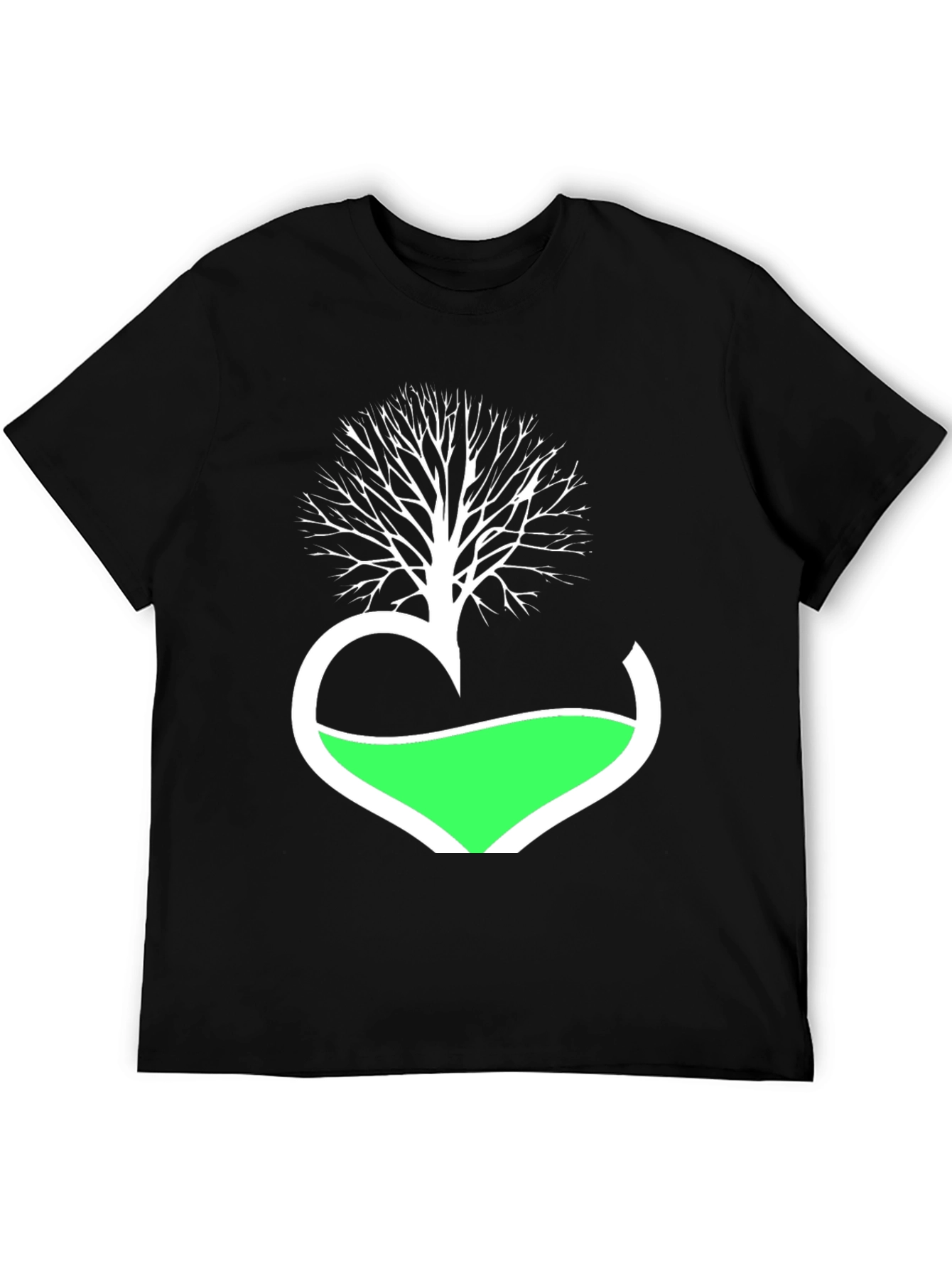 Nature Heartbeat Tee - Eco-Friendly Graphic T-Shirt