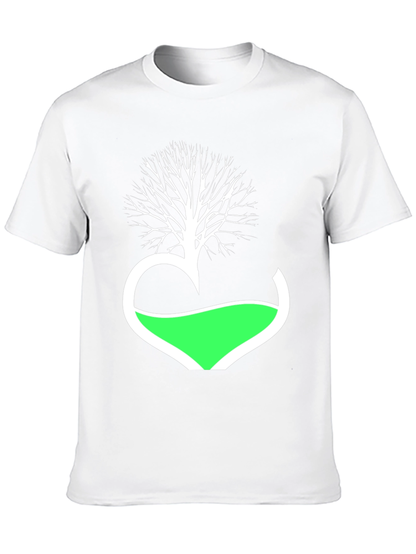 Nature Heartbeat Tee - Eco-Friendly Graphic T-Shirt
