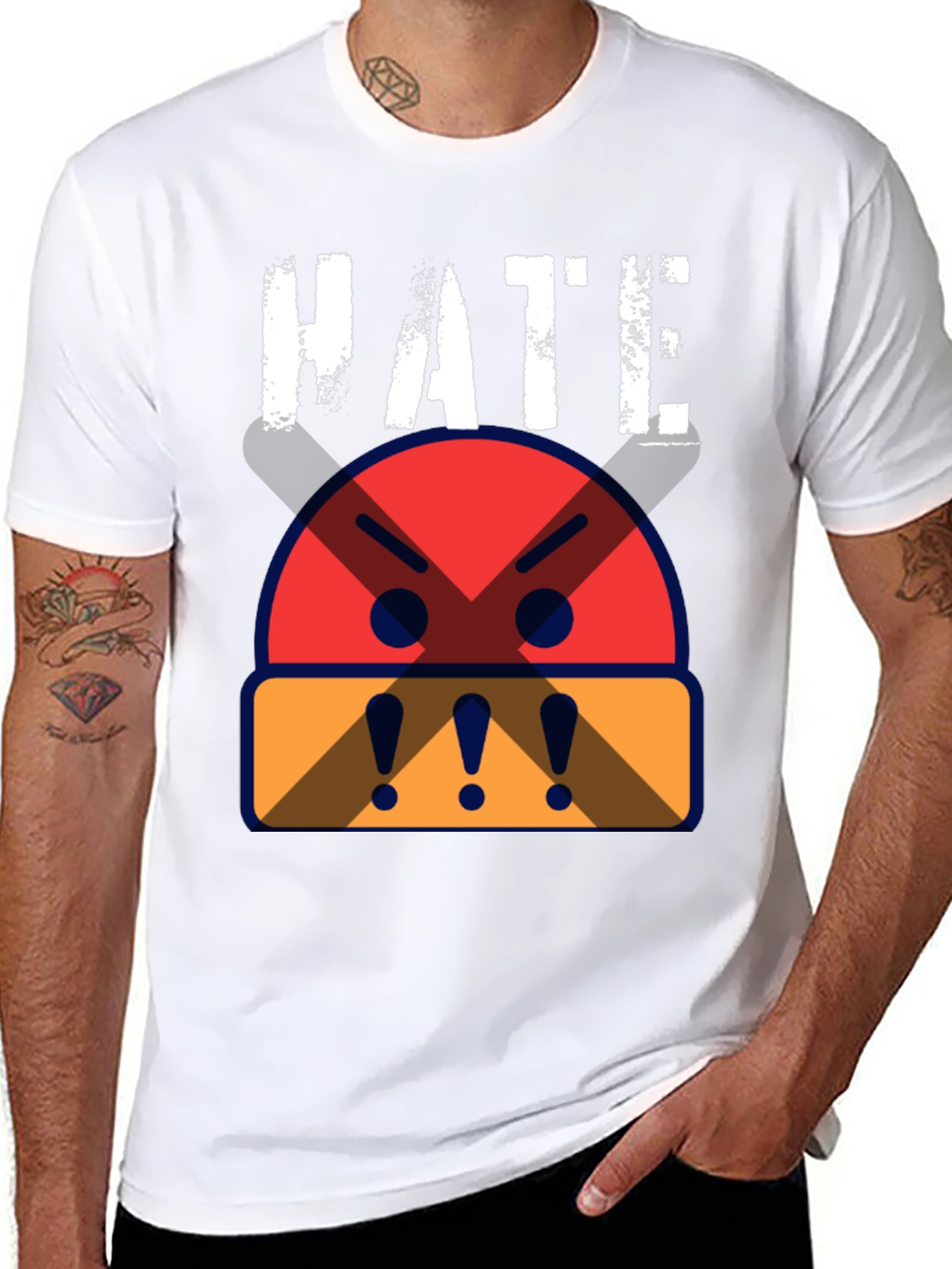 HATE Graphic T-Shirt - Express Yourself!