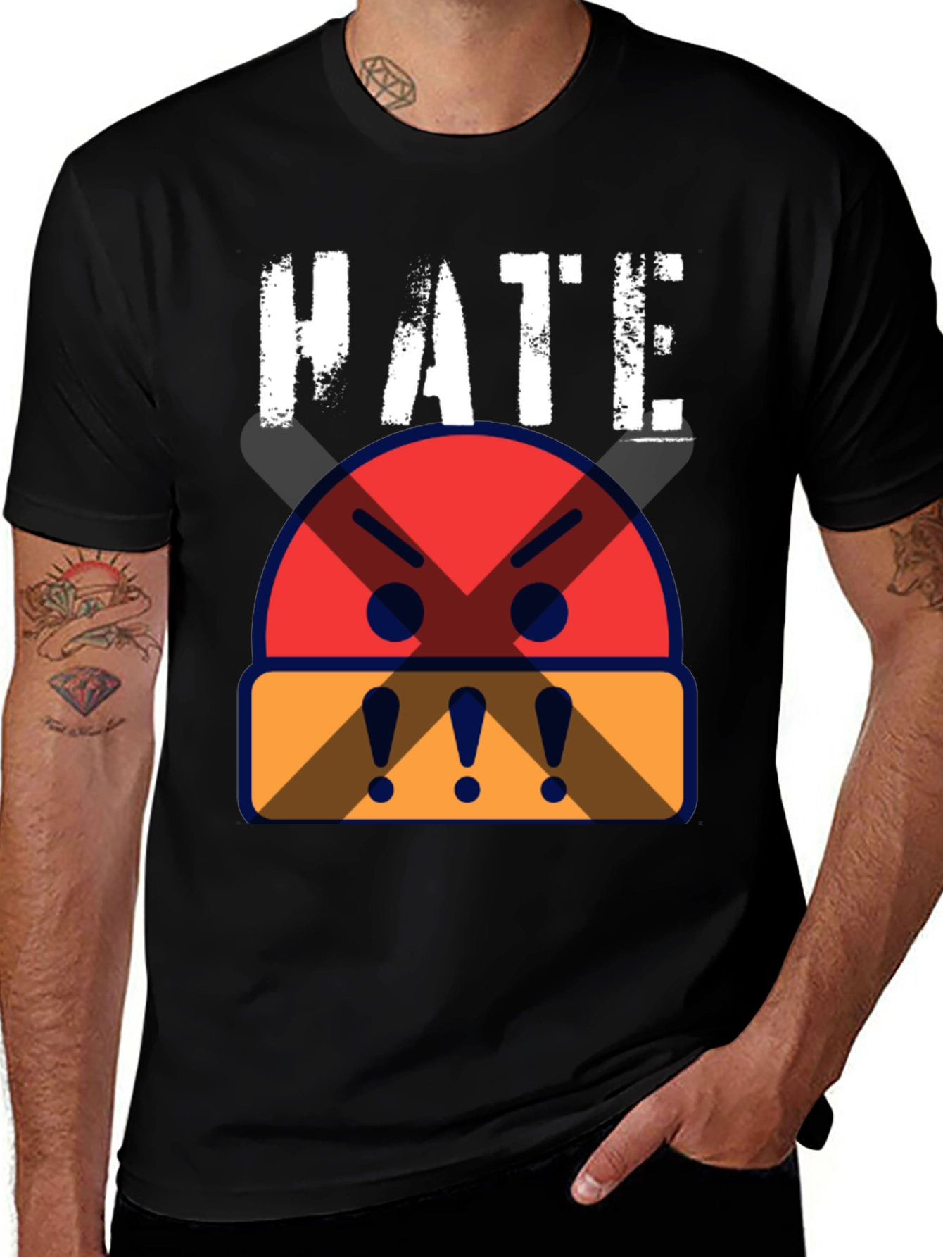 HATE Graphic T-Shirt - Express Yourself!