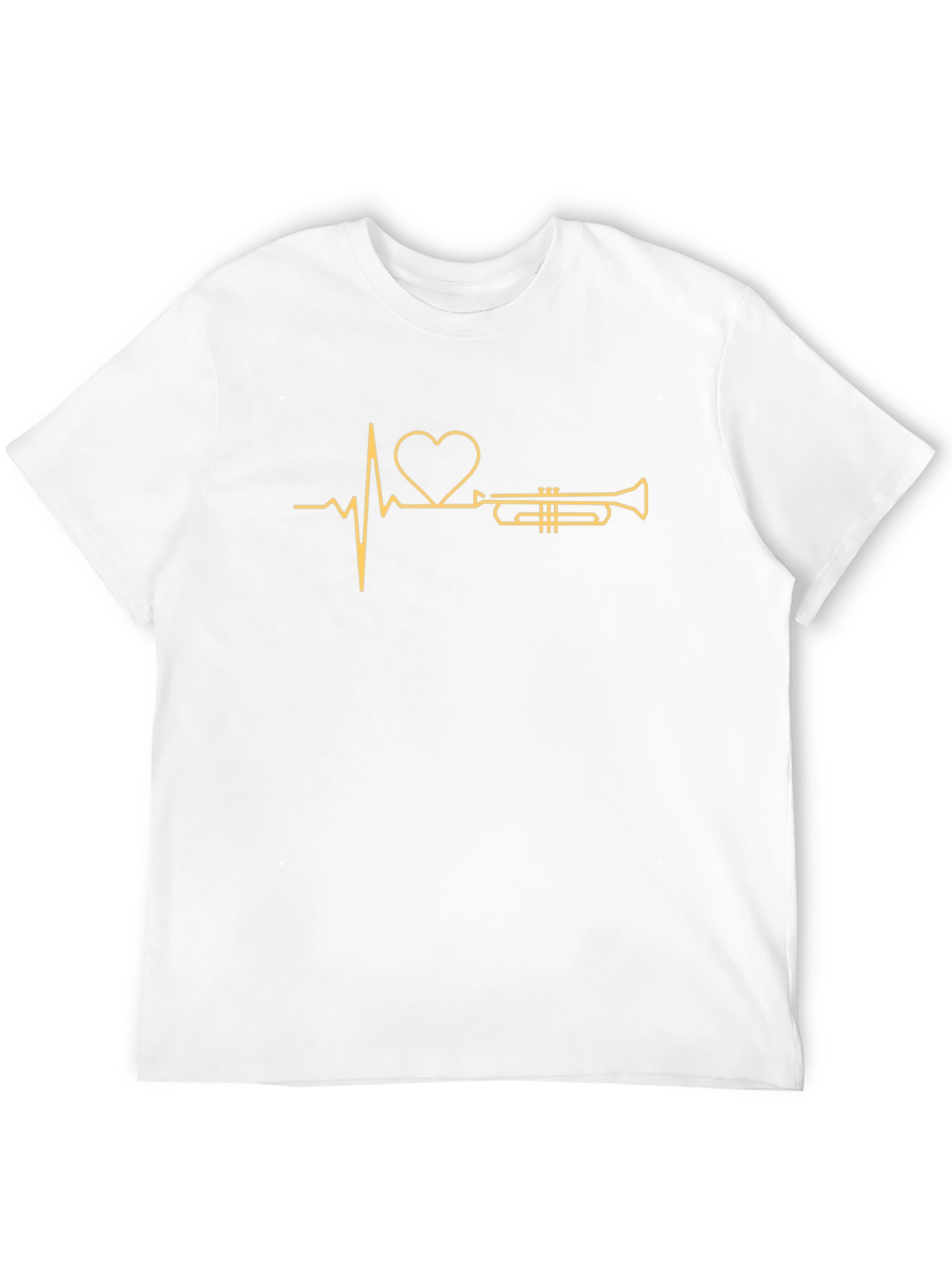 Heartbeat Trumpet Black T-Shirt