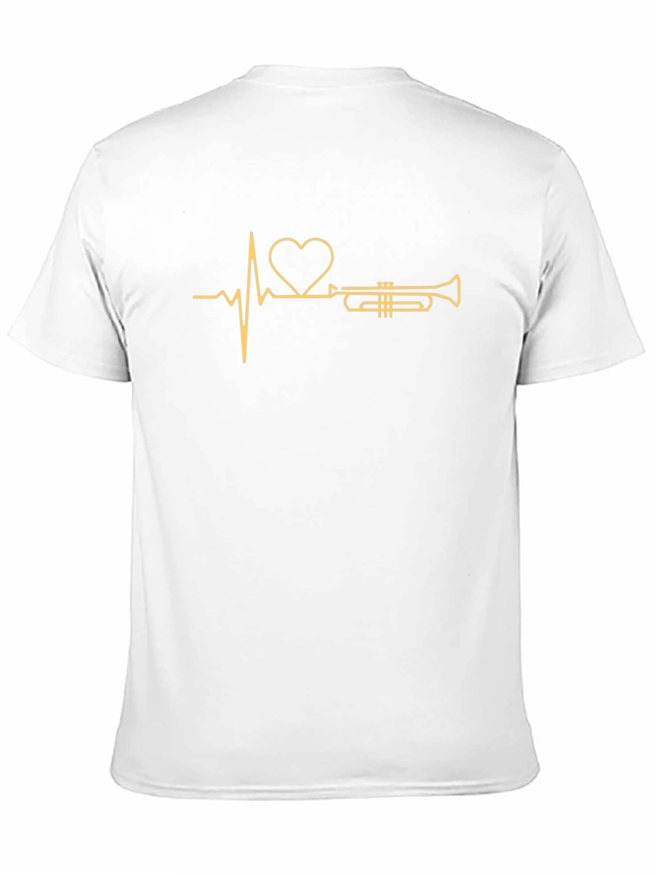 Heartbeat Trumpet Black T-Shirt