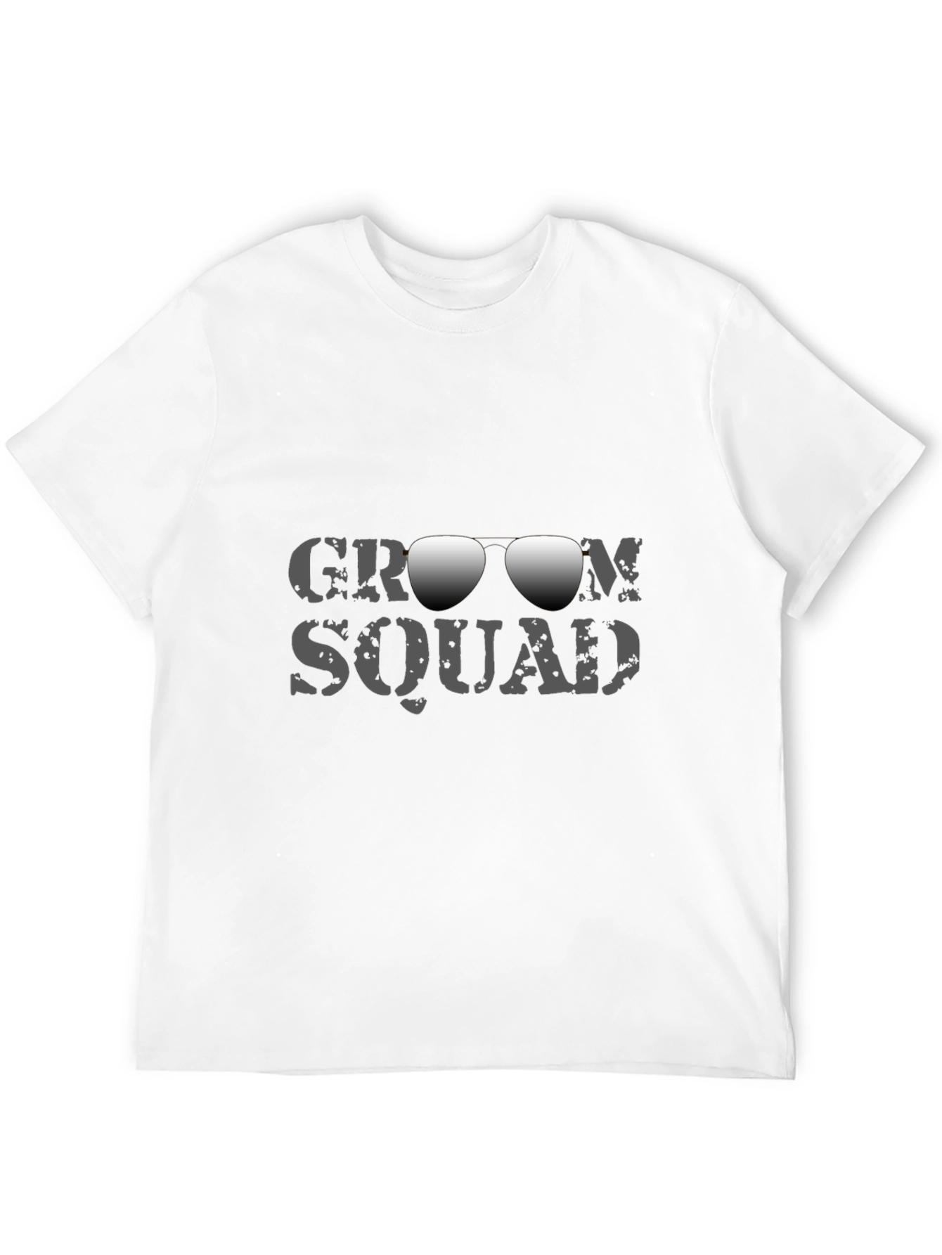 Groom Squad Black Graphic T-Shirt