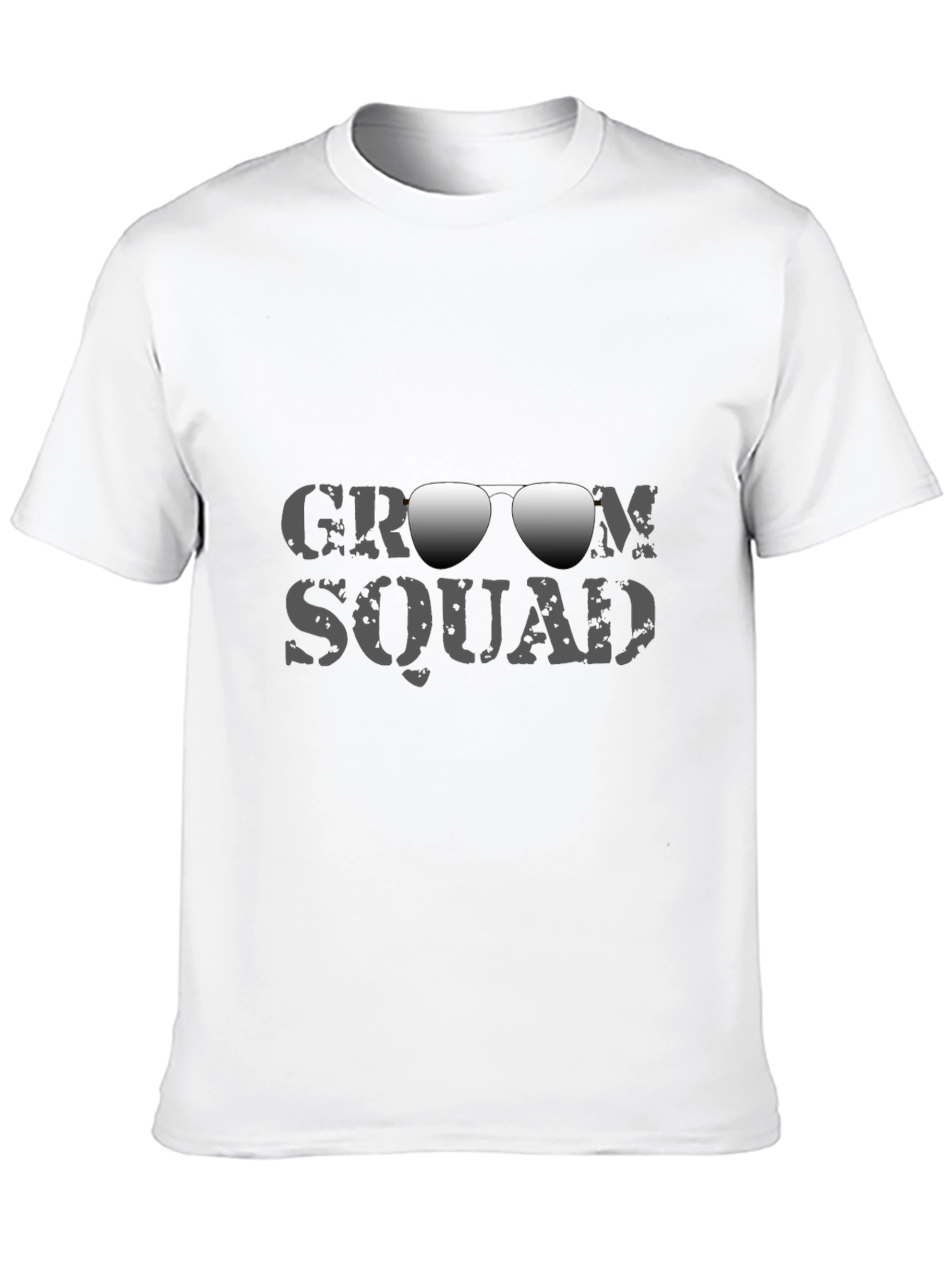 Groom Squad Black Graphic T-Shirt