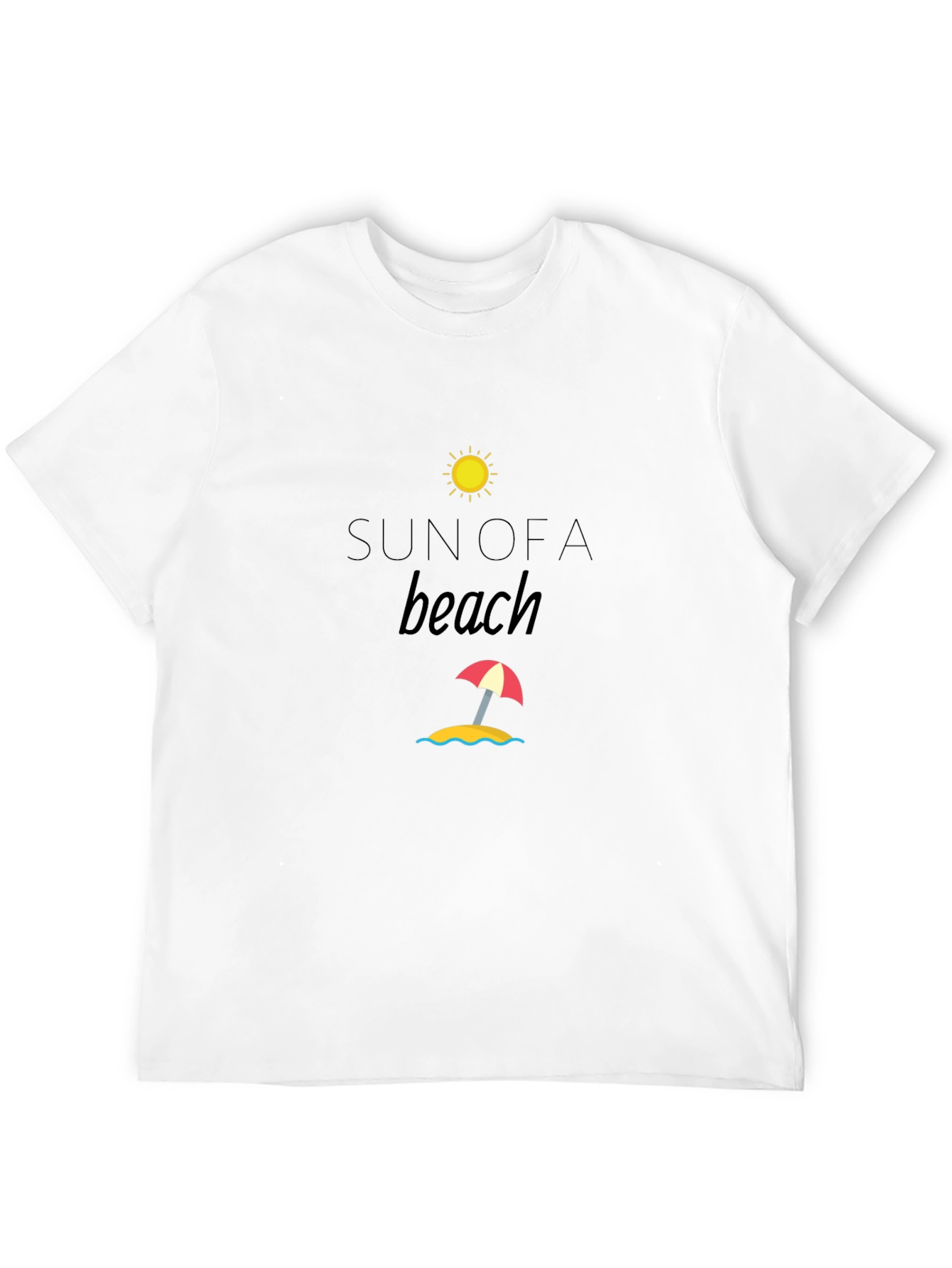 Sun of a Beach Black T-Shirt