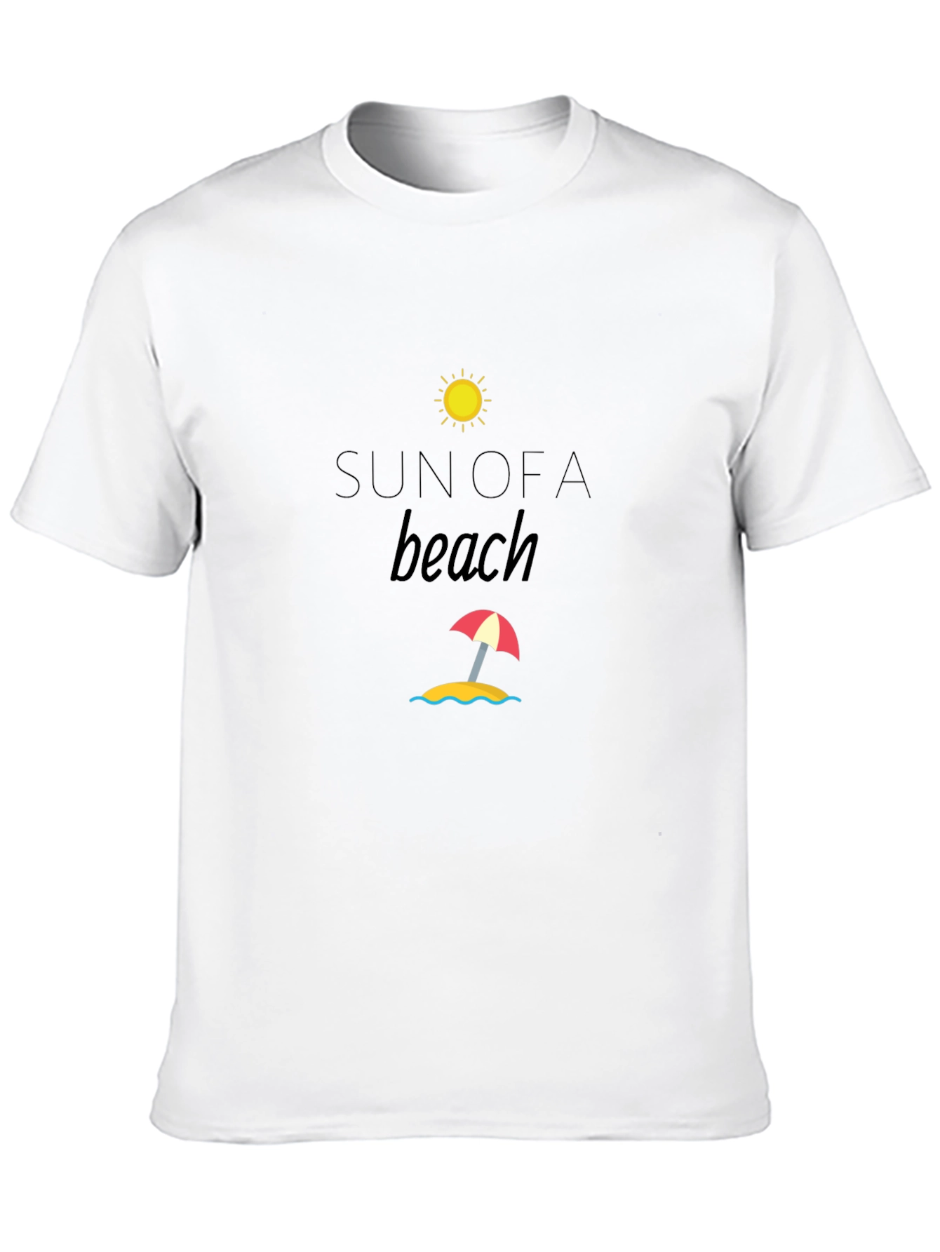 Sun of a Beach Black T-Shirt